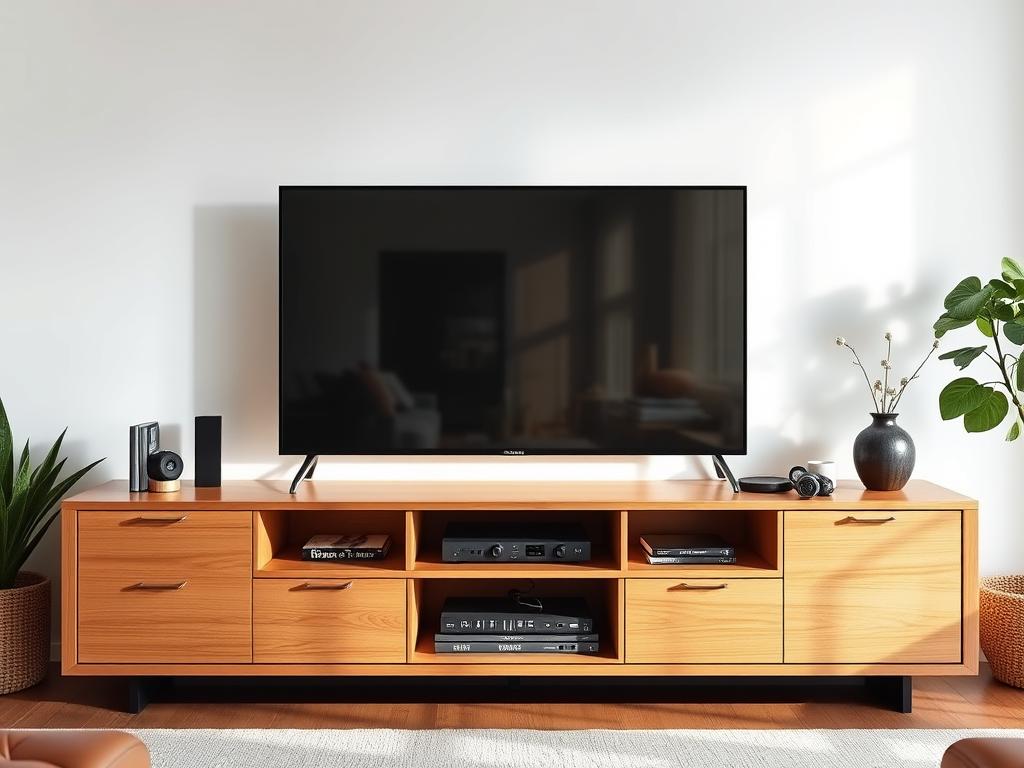 what size media console for 75 inch tv