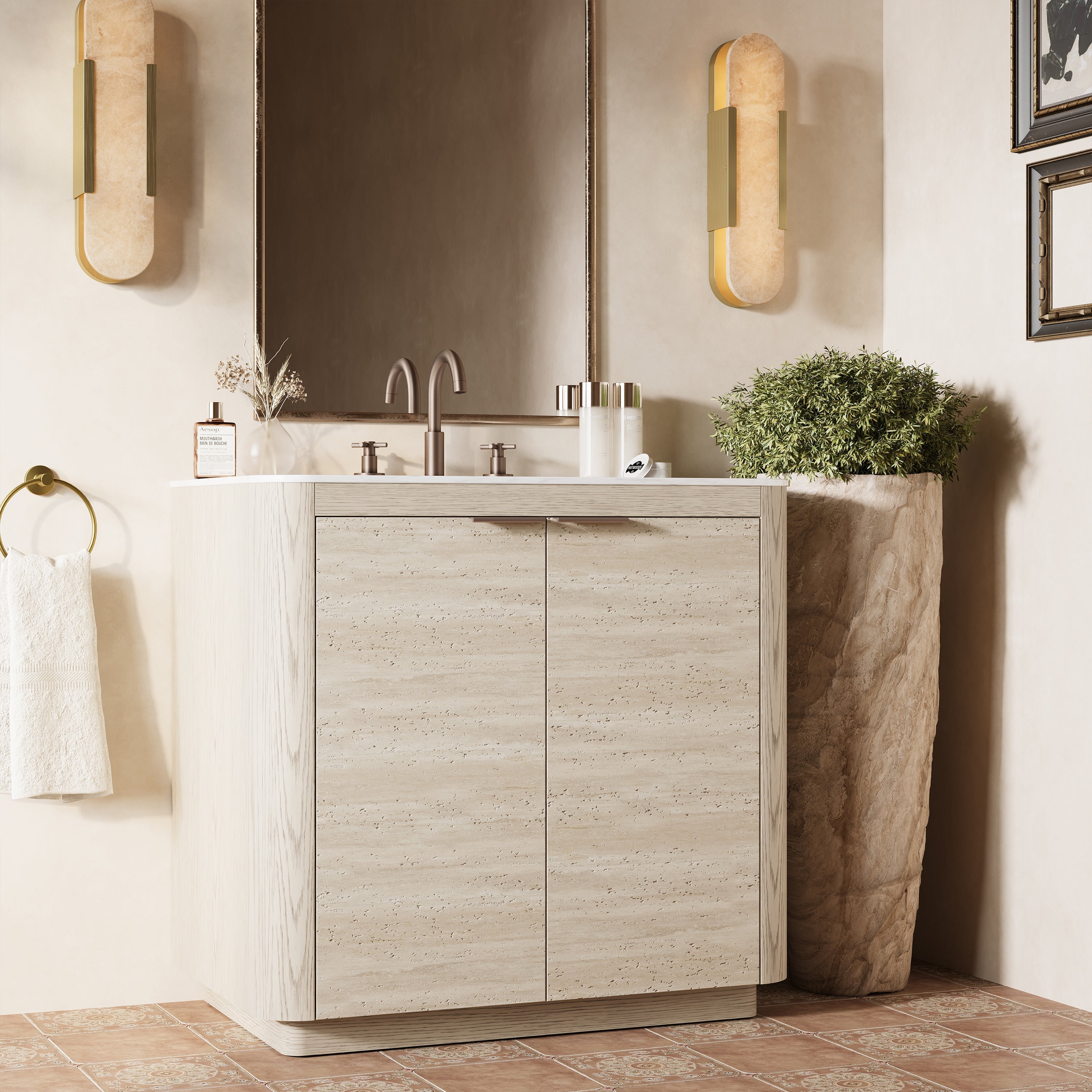 How High Is a Bathroom Vanity? Standard Height Guide + Best Houlte Picks