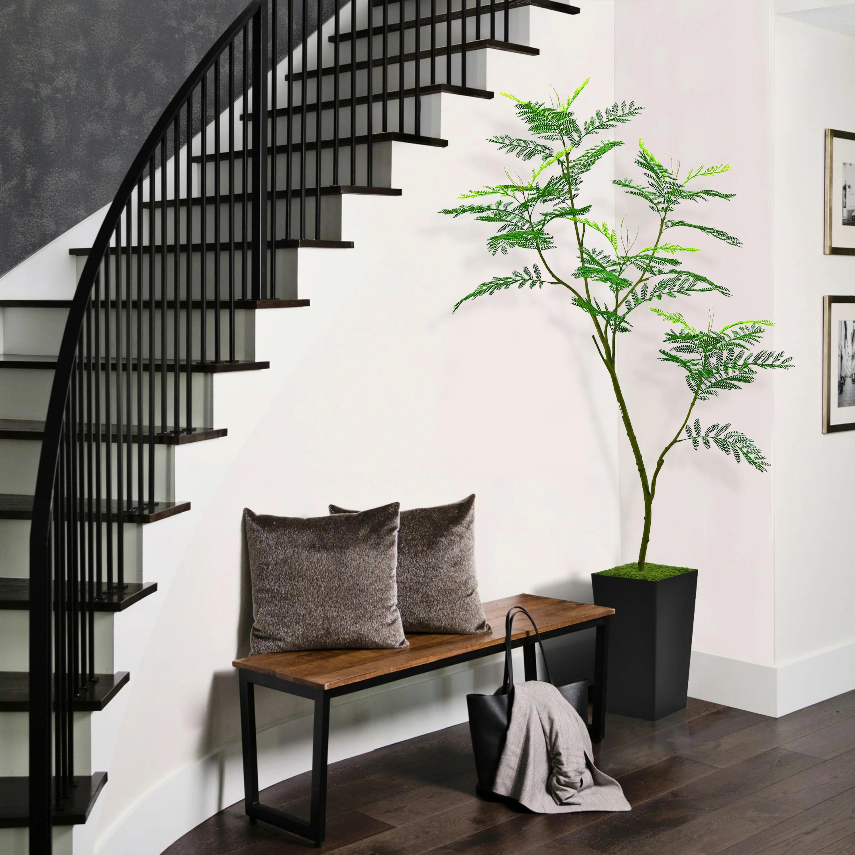 Künstlicher Jacaranda-Baum, 180 cm hoch