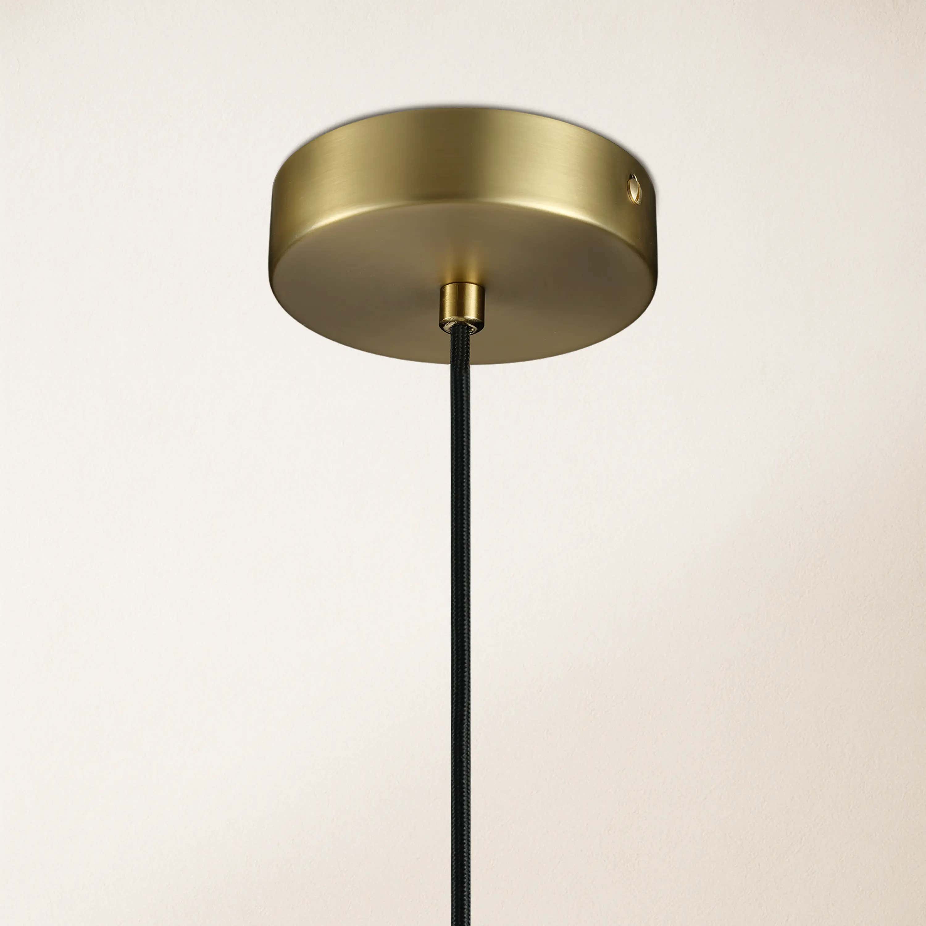 Capus konischer Alabaster-Anhänger, 25,4 cm hoch