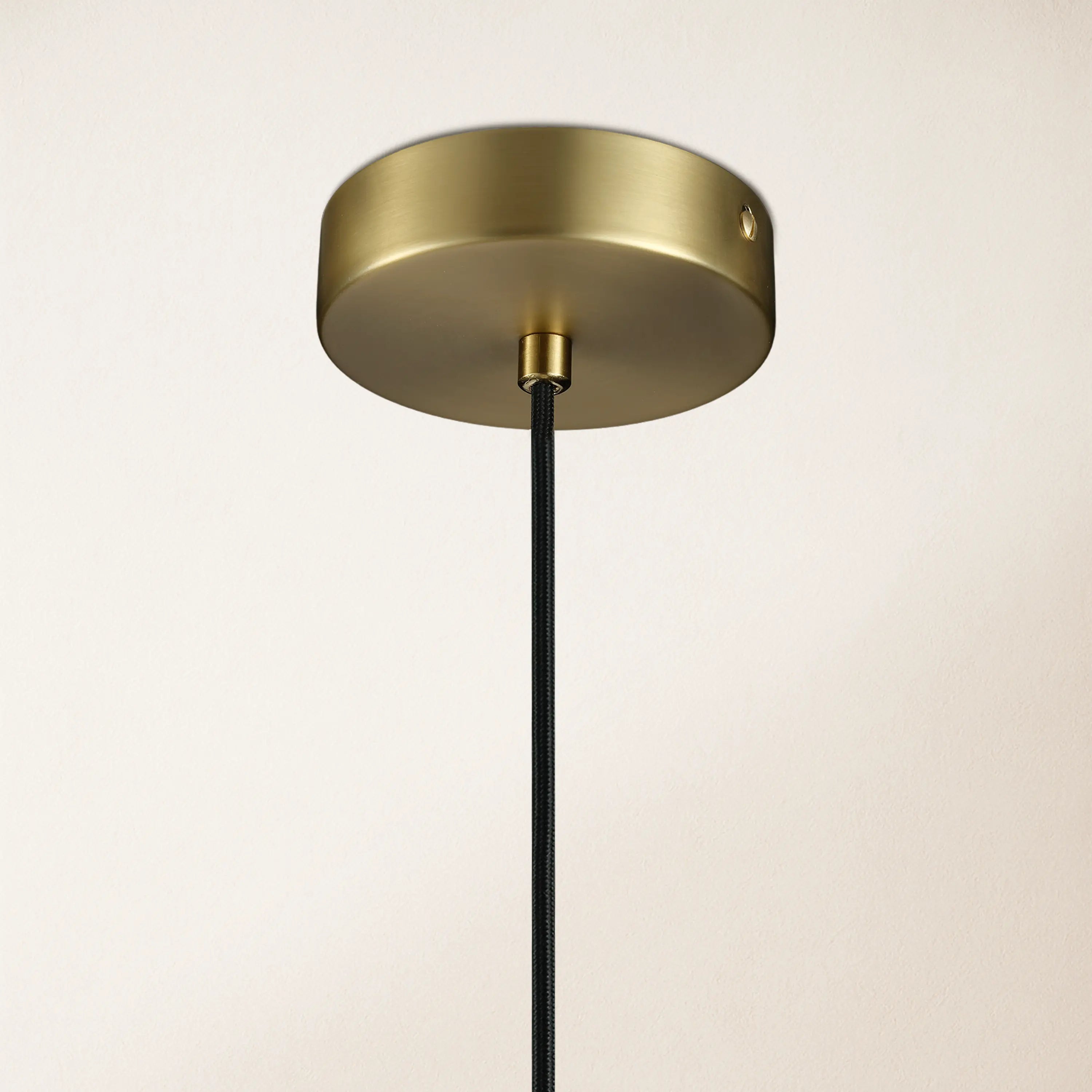 Capus konischer Alabaster-Anhänger, 25,4 cm hoch