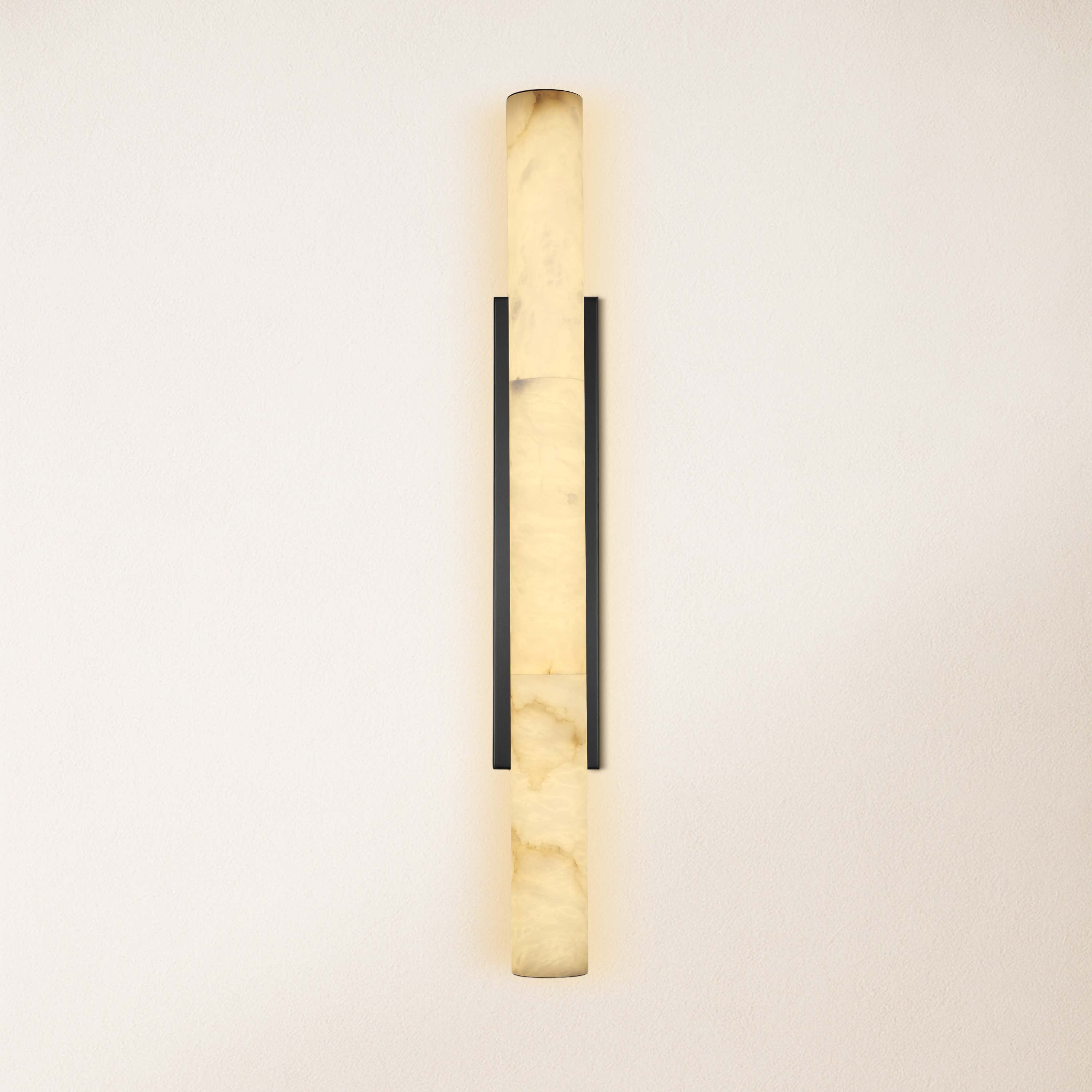 Sylvia Palladian Alabaster Wandleuchte 36"H