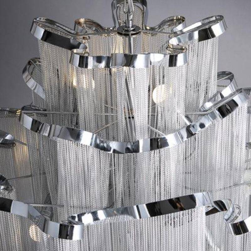 Teresa Cadena Metal Tassel Chandelier