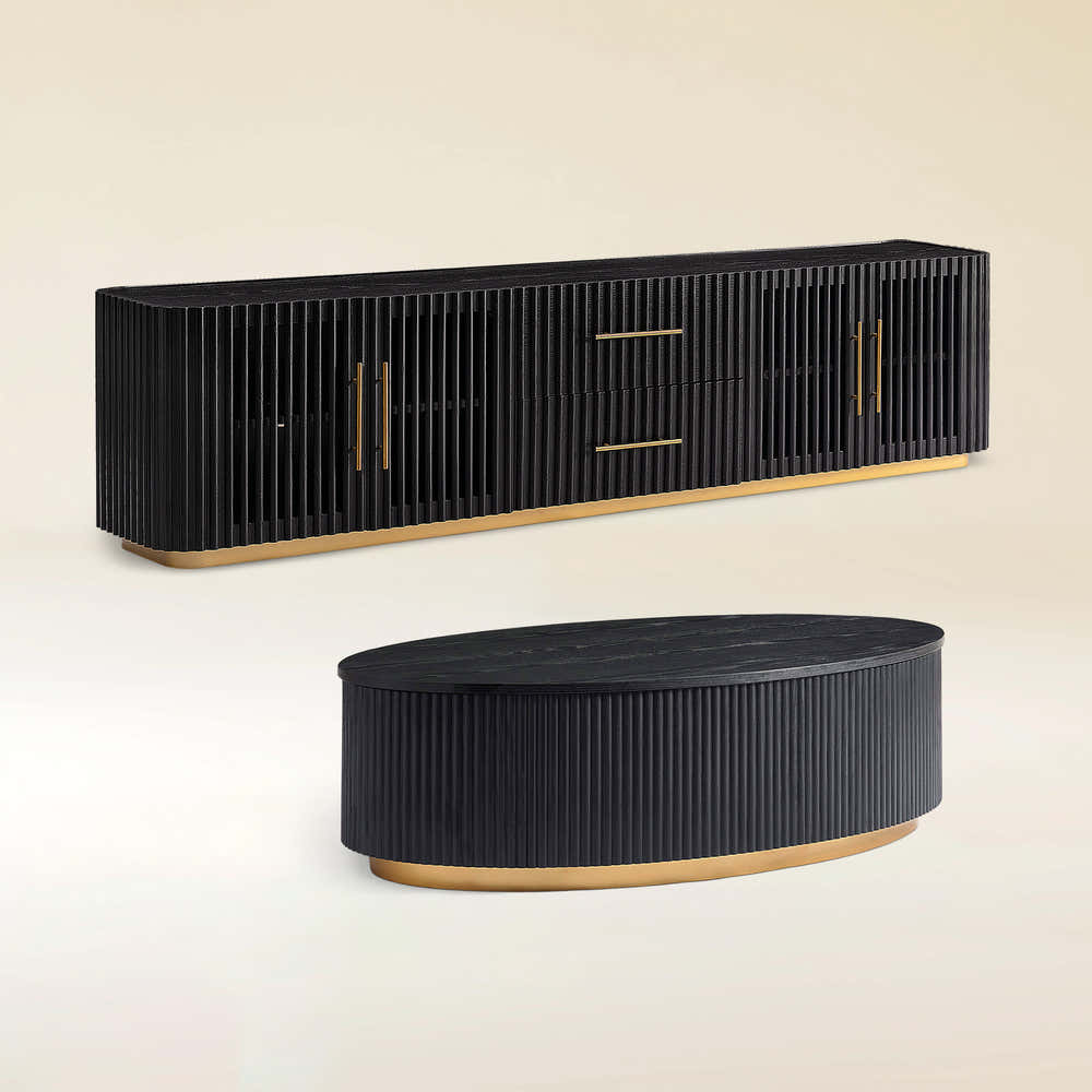 Holton Oak Medienkonsole, 94 Zoll breit