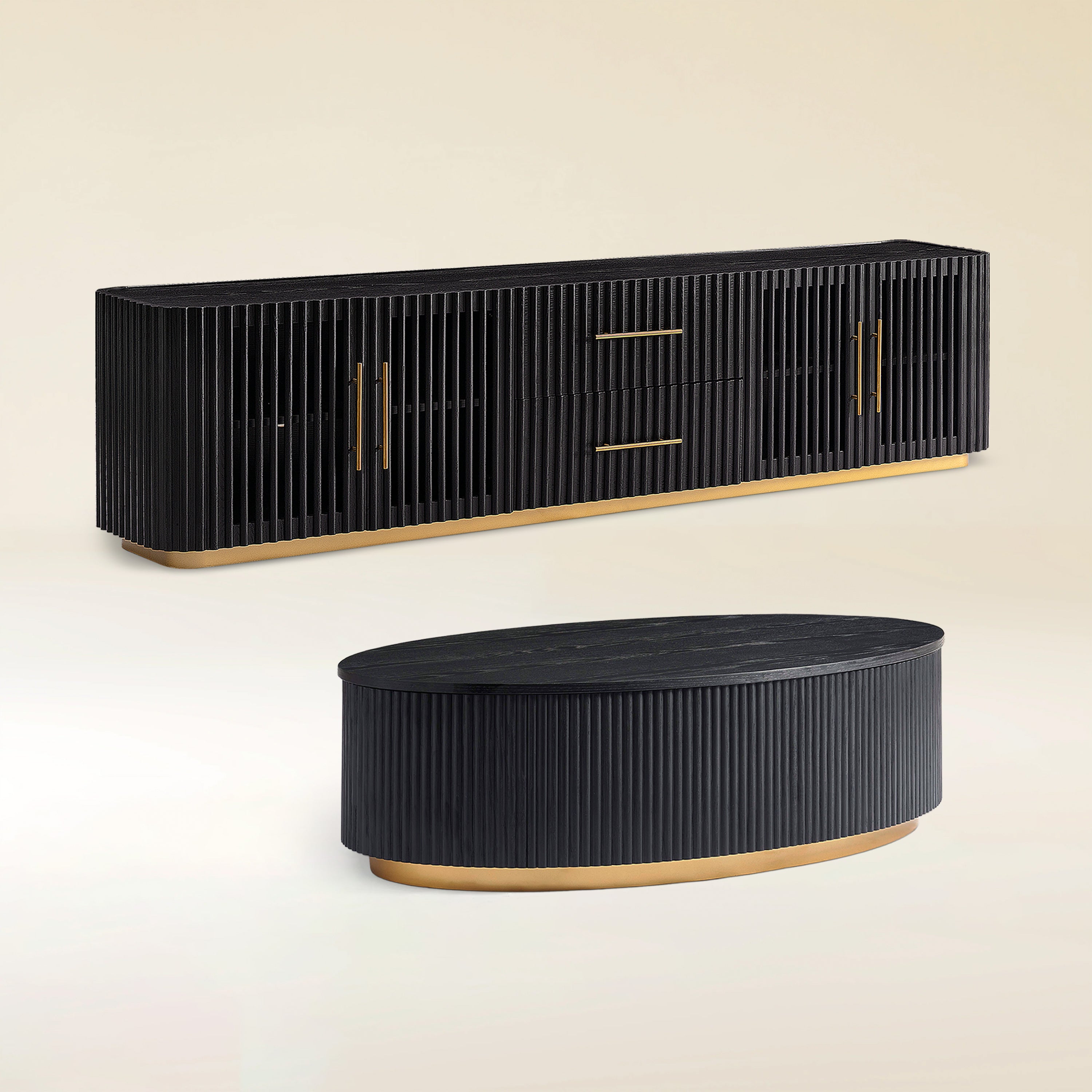 Holton Oak Medienkonsole, 94 Zoll breit