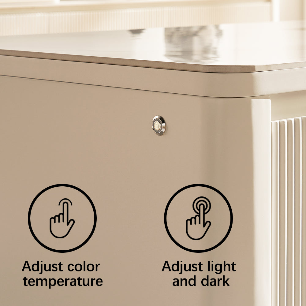 Celia Burnt Stone Coffee Table 47"