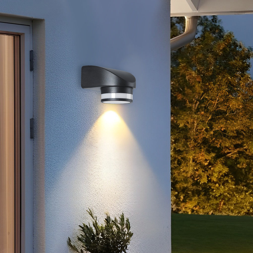 Round Up und Dawn Light LED wasserdichte schwarze Außenwandfluter