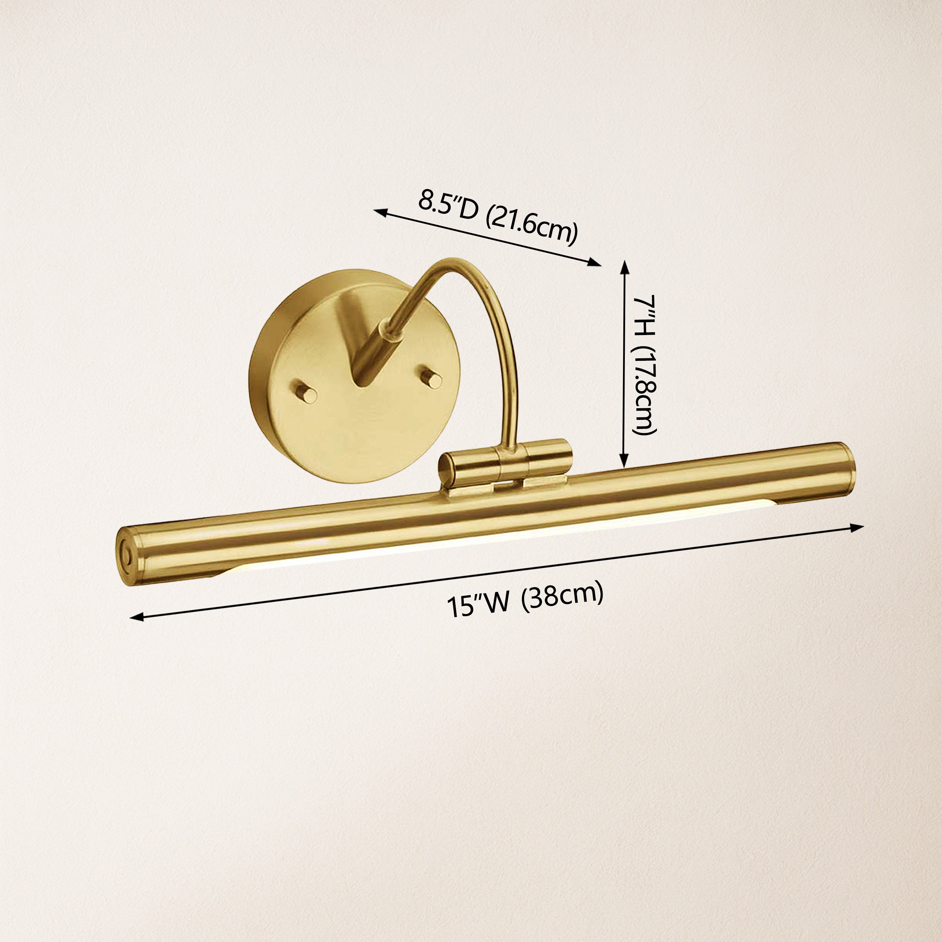 Mason LED Picture Light 15"W