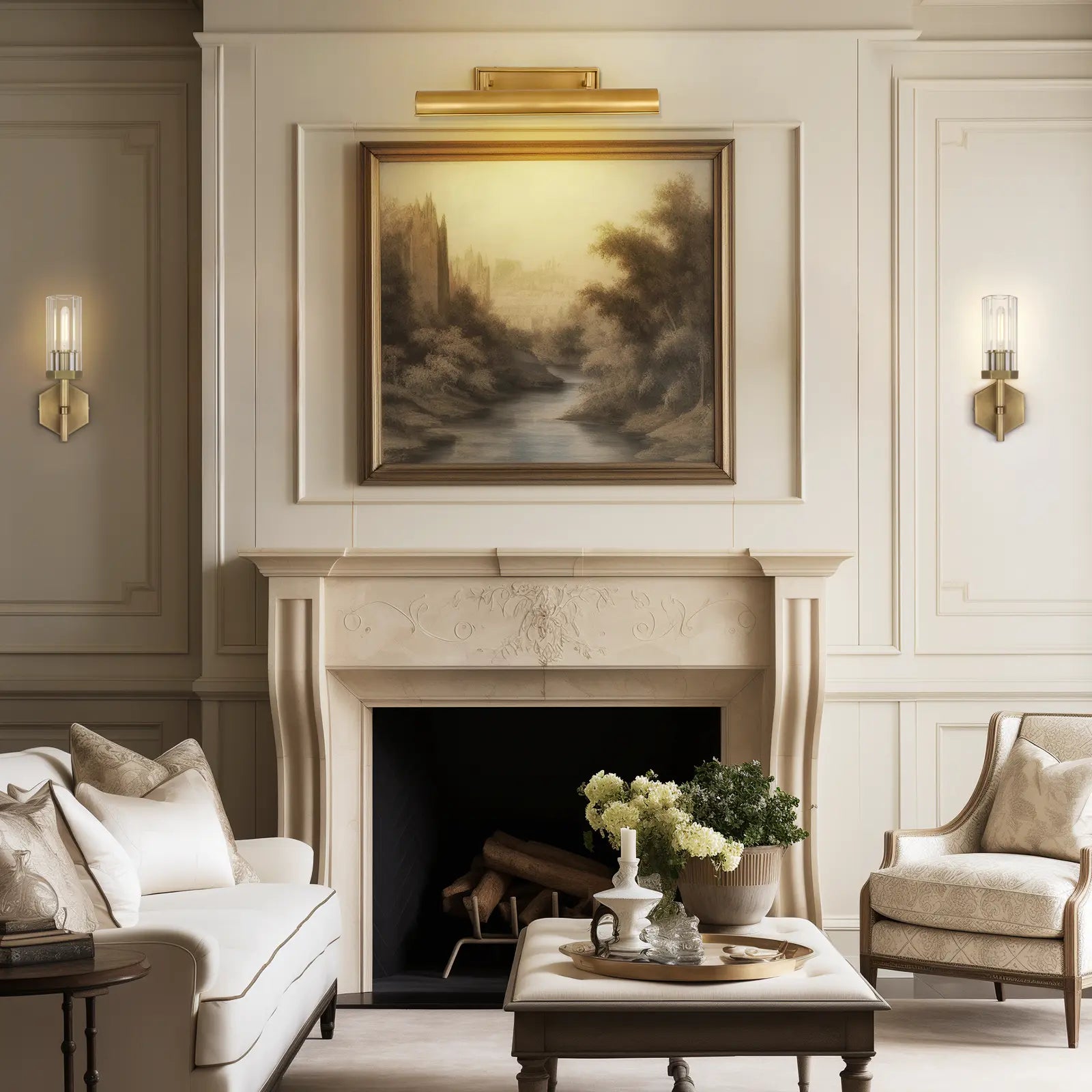 Galleria Picture Light 24"#Finish_Gold