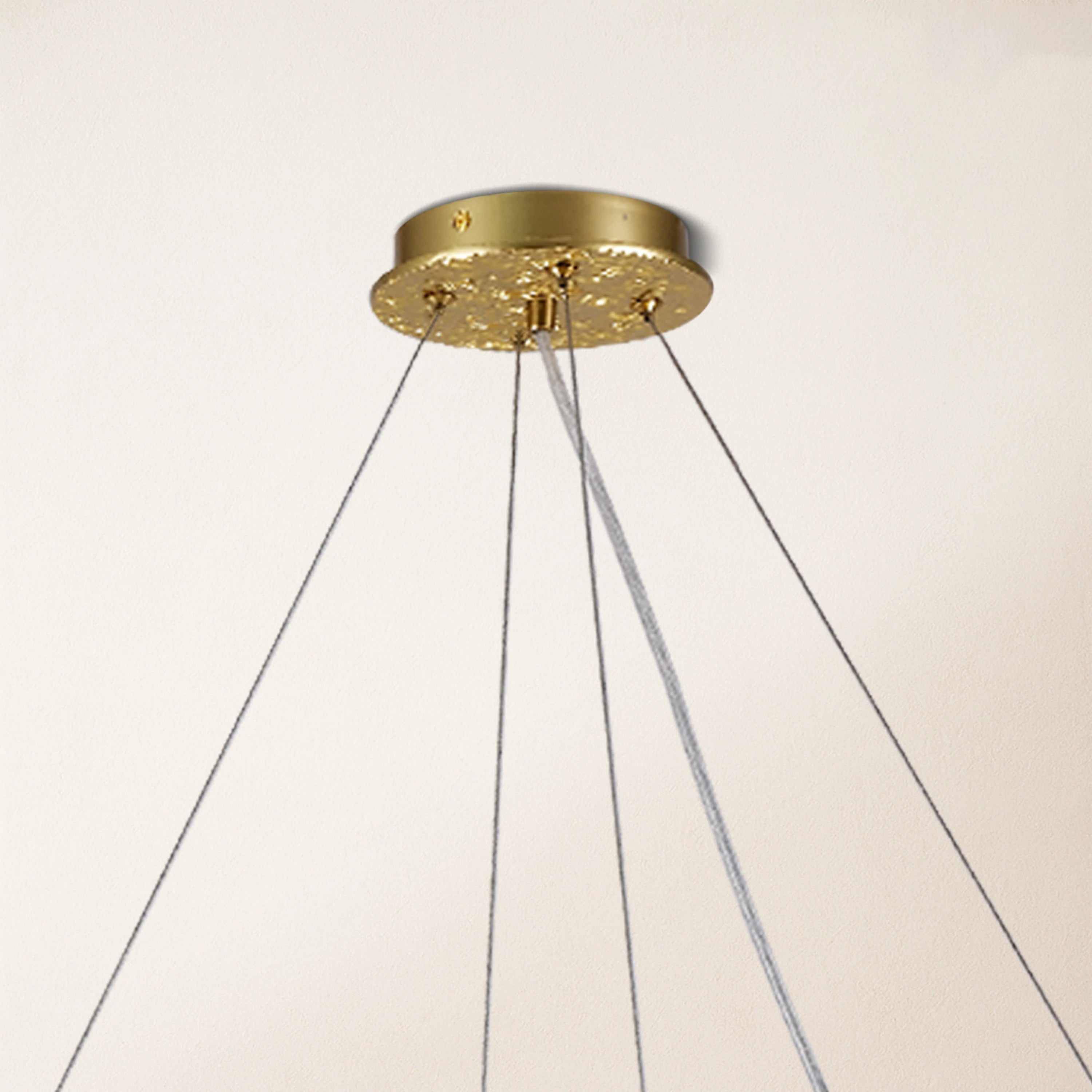 Shiro Noda Crystal Tree Branch Linear Chandelier 72"W#Finish_Gold