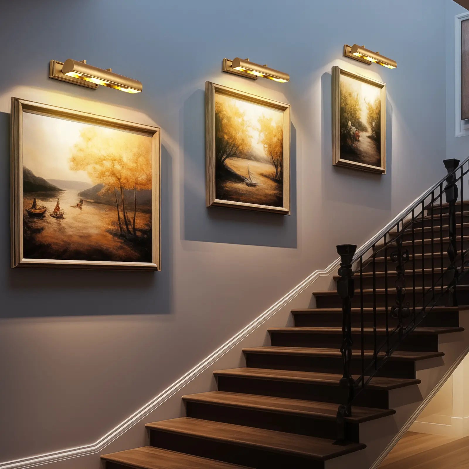 Galleria Picture Light 24"#Finish_Gold