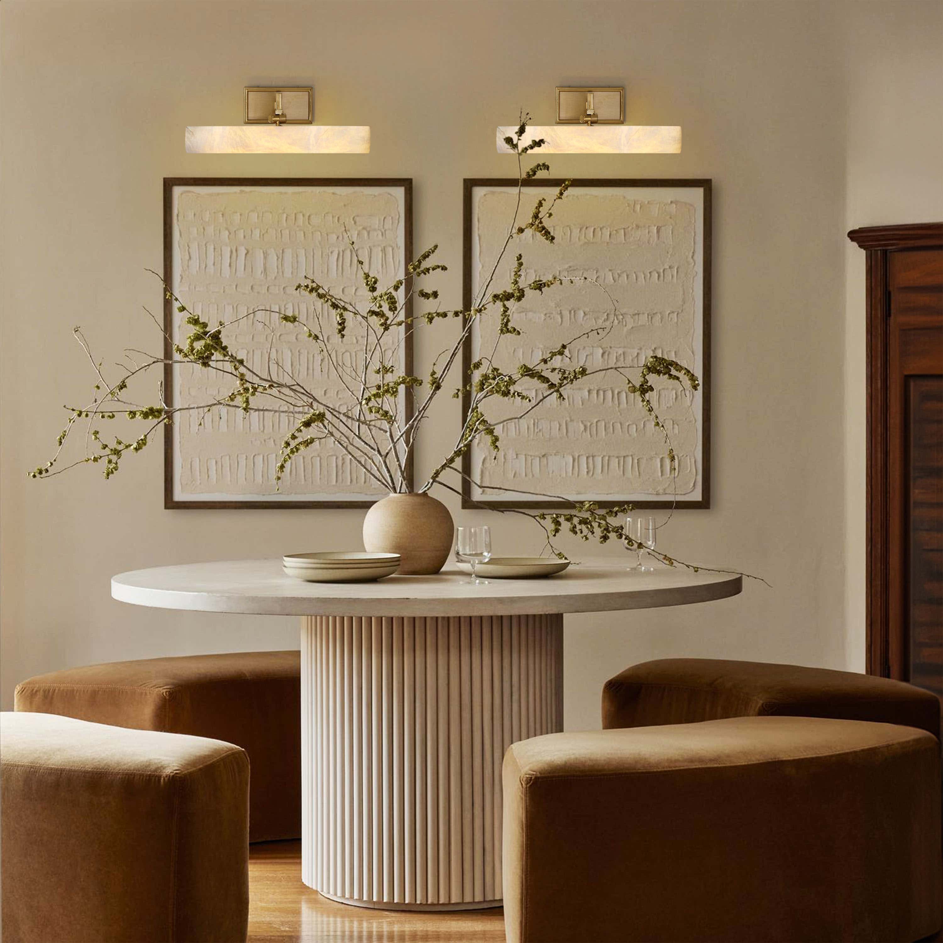 Nimbus Alabaster Bilderleuchte 12"