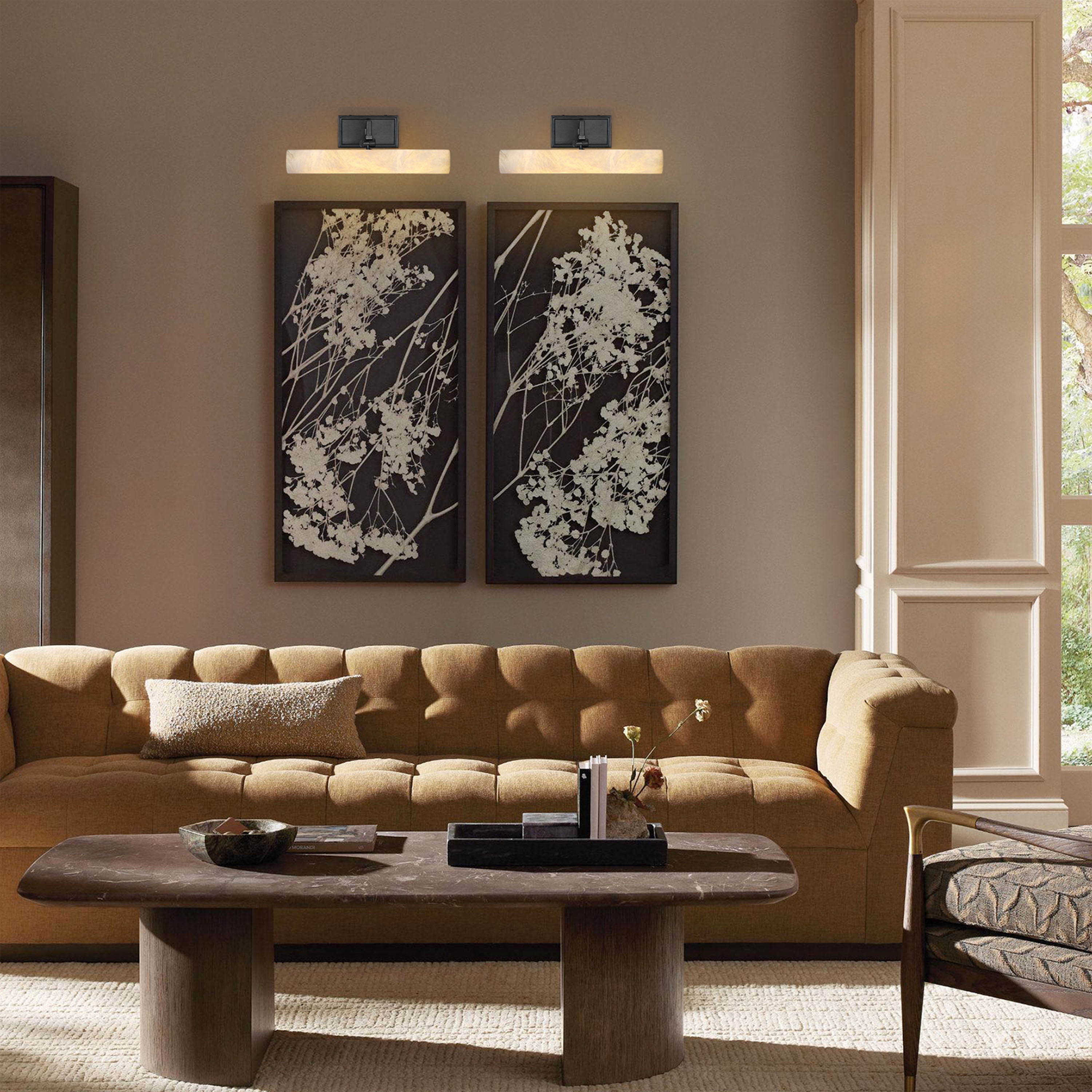 Nimbus Alabaster Bilderleuchte 12"