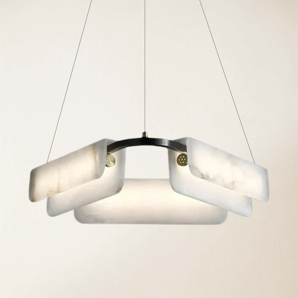 Deli Alabaster Chandelier 24″D