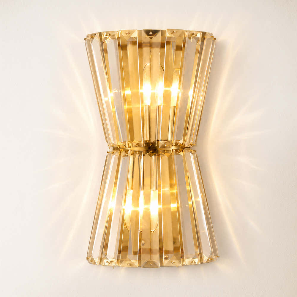 Lyrsolara Crystal Wall Sconce