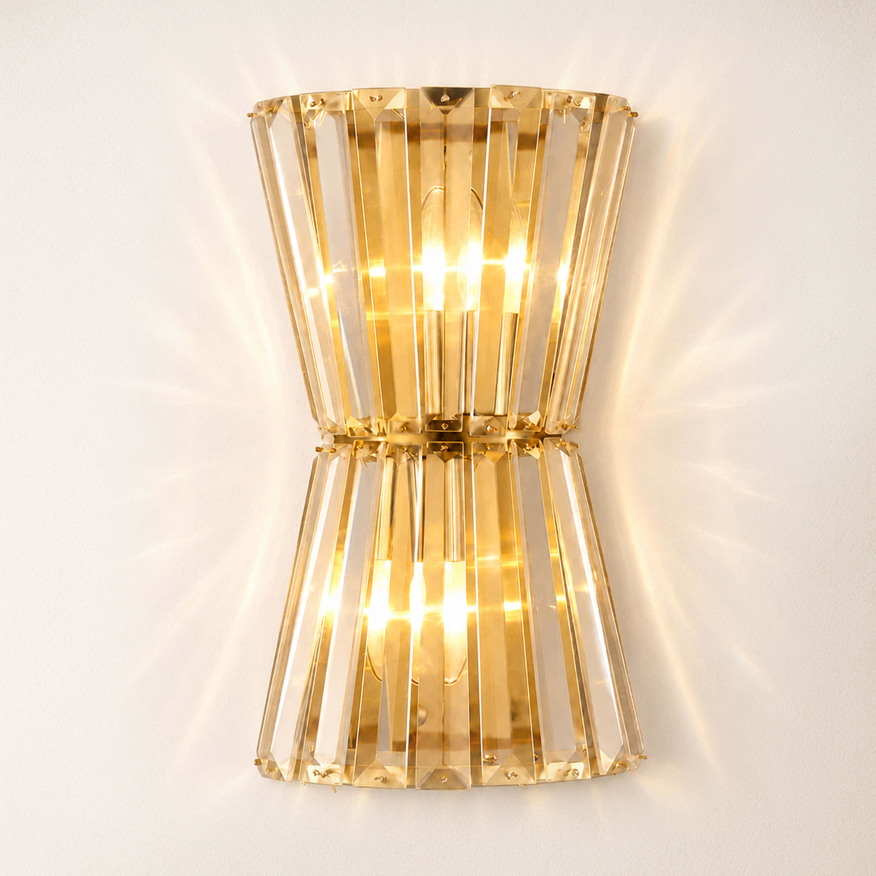 Lyrsolara Crystal Wall Sconce