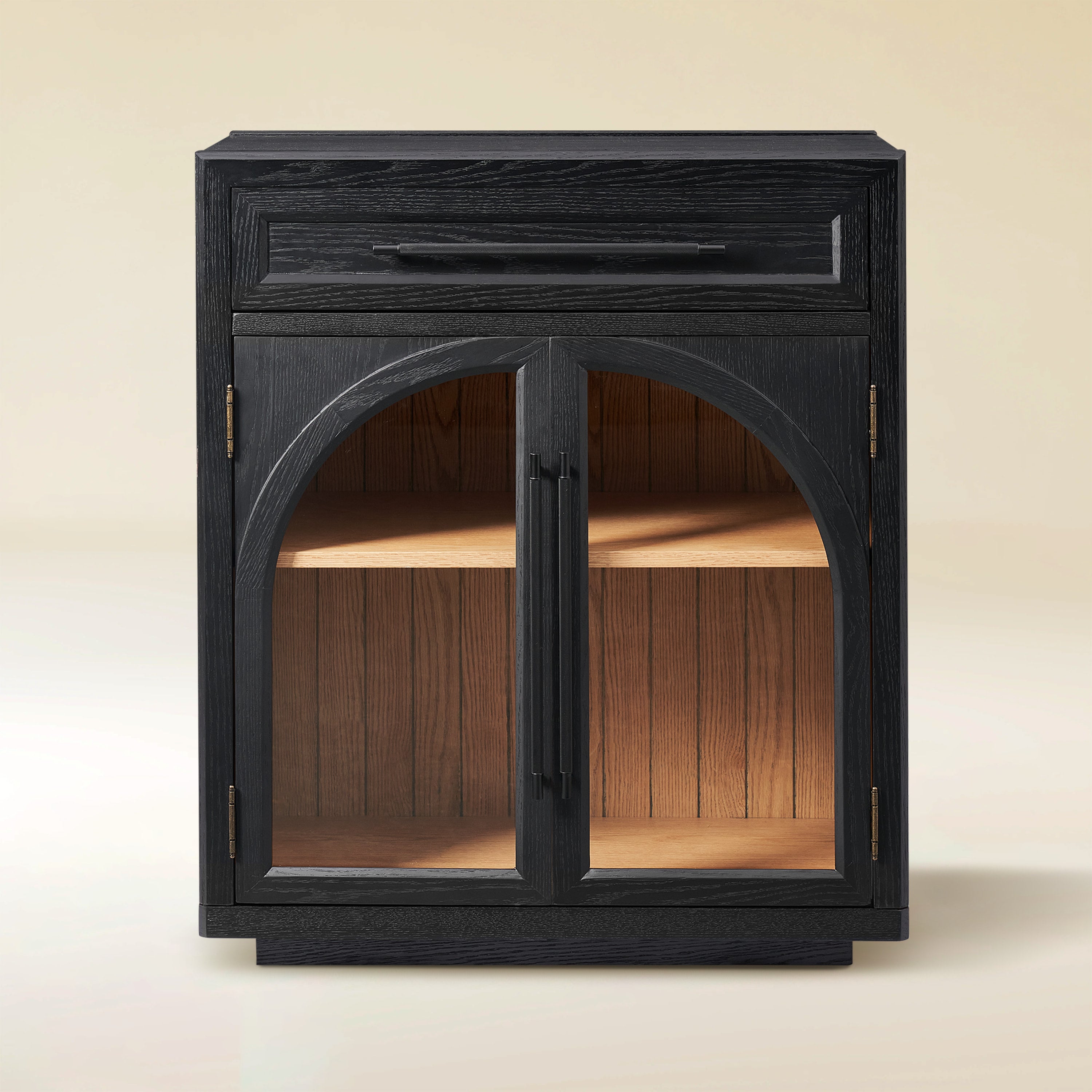 Alvar gewölbtes 64" Sideboard aus Eiche mit Schubladen (2er-Set)