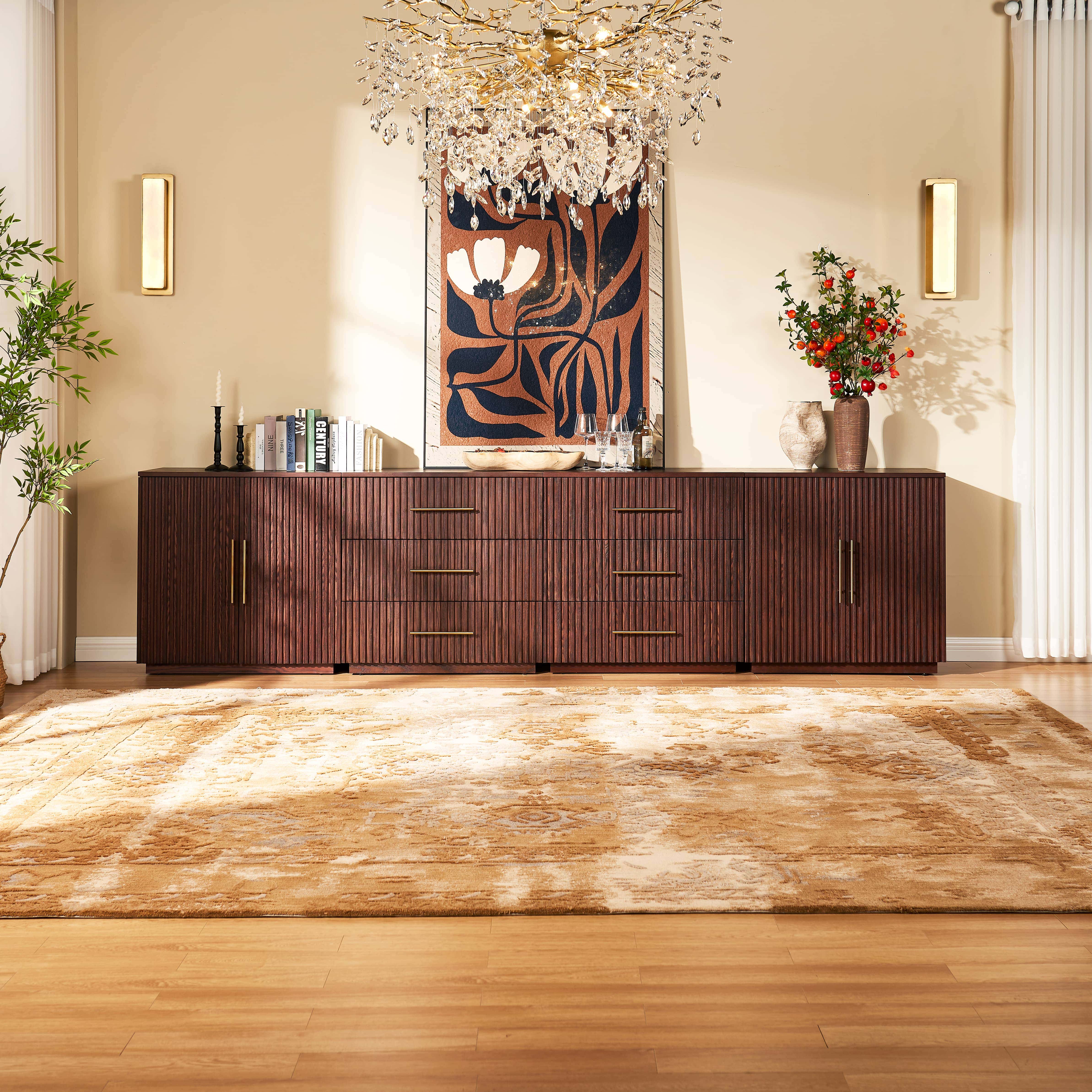 Aurelian Relief Wool-Blend Rug