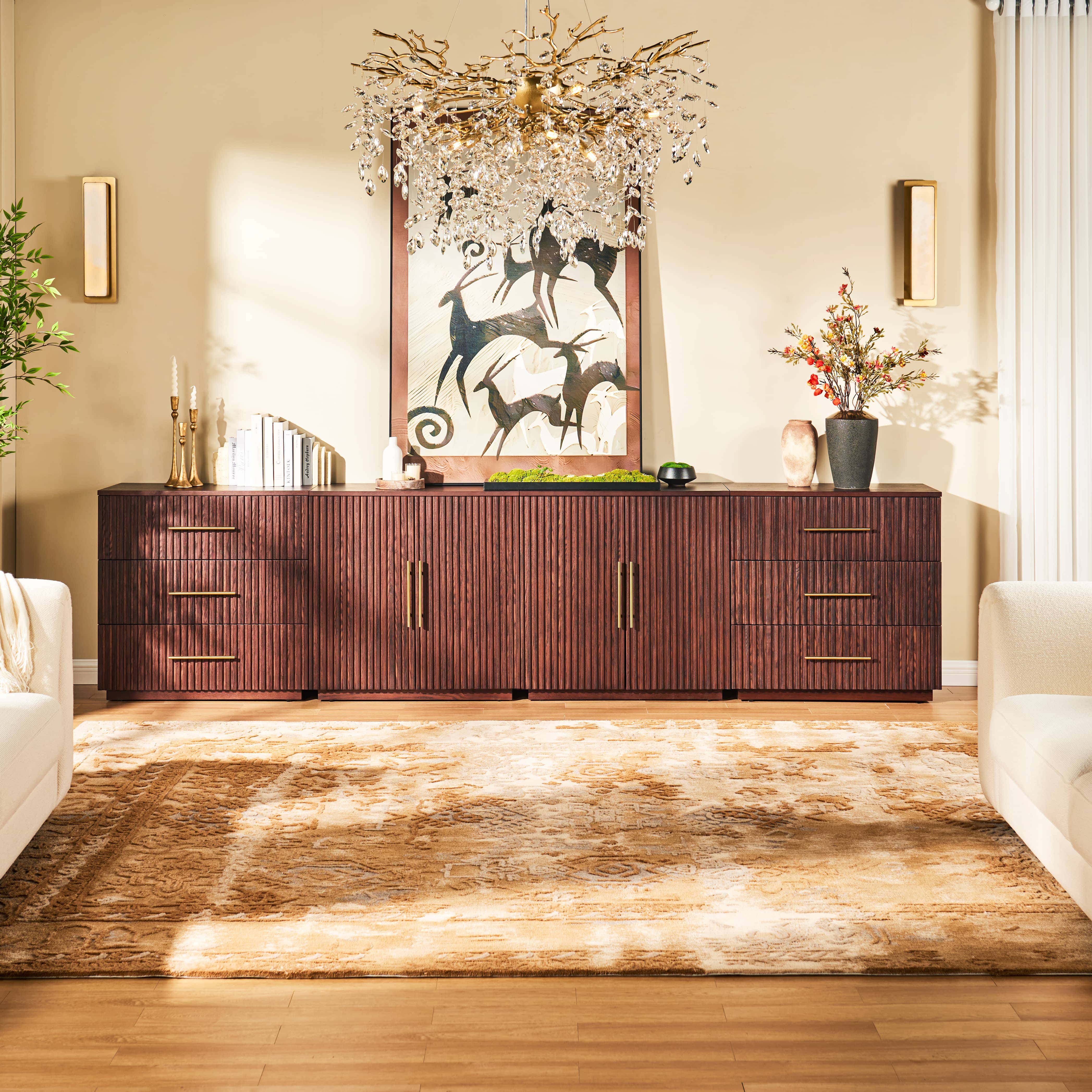 Aurelian Relief Wool-Blend Rug