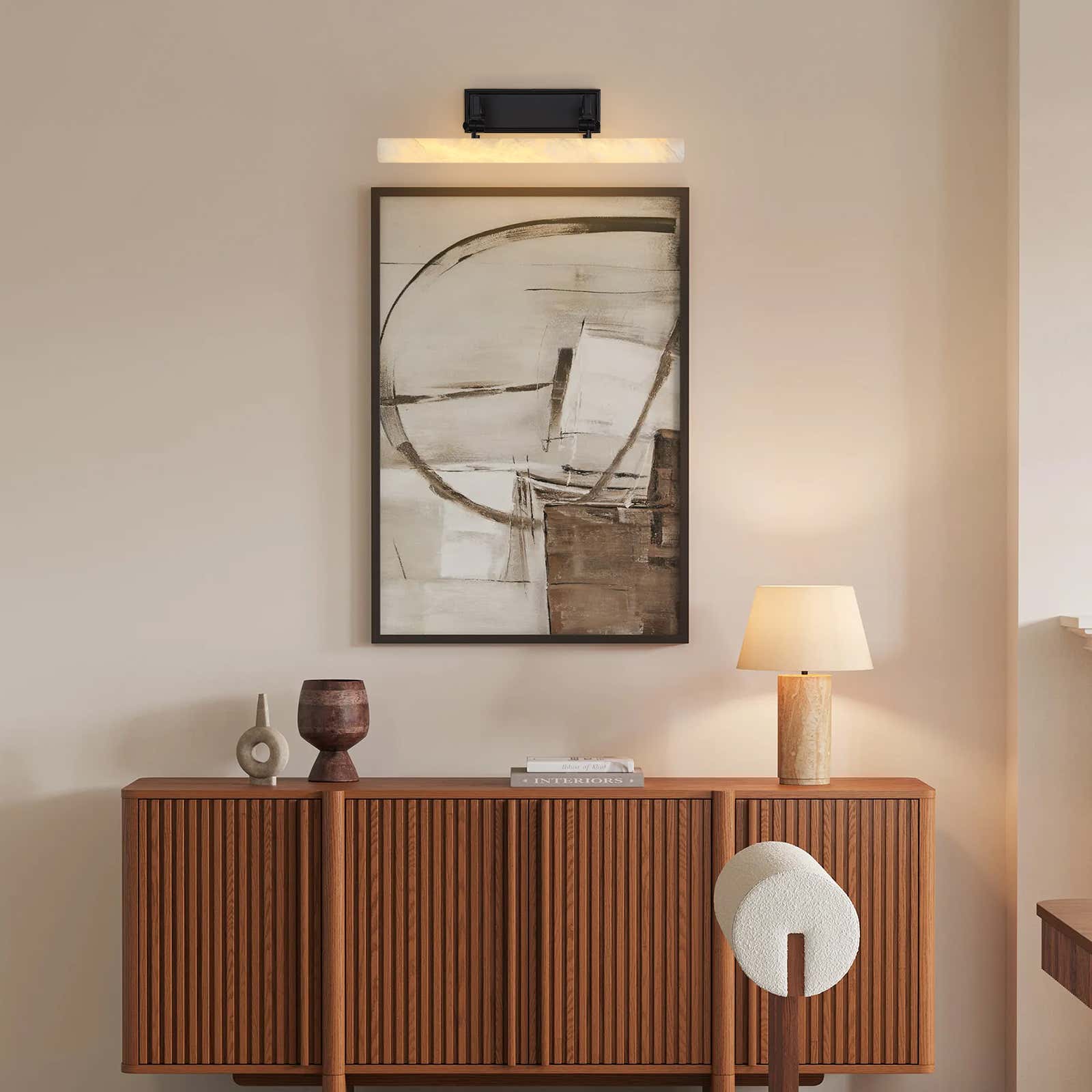 Nimbus Alabaster Bilderleuchte 20"