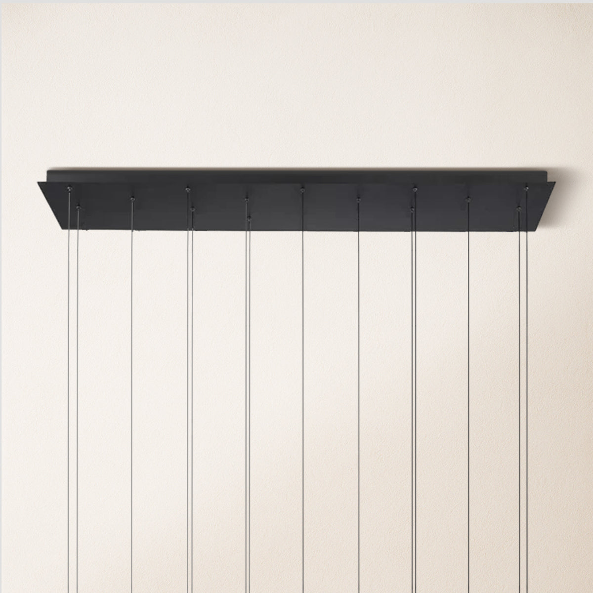 Anthropology Rectangle Crystal Pendant 40"W