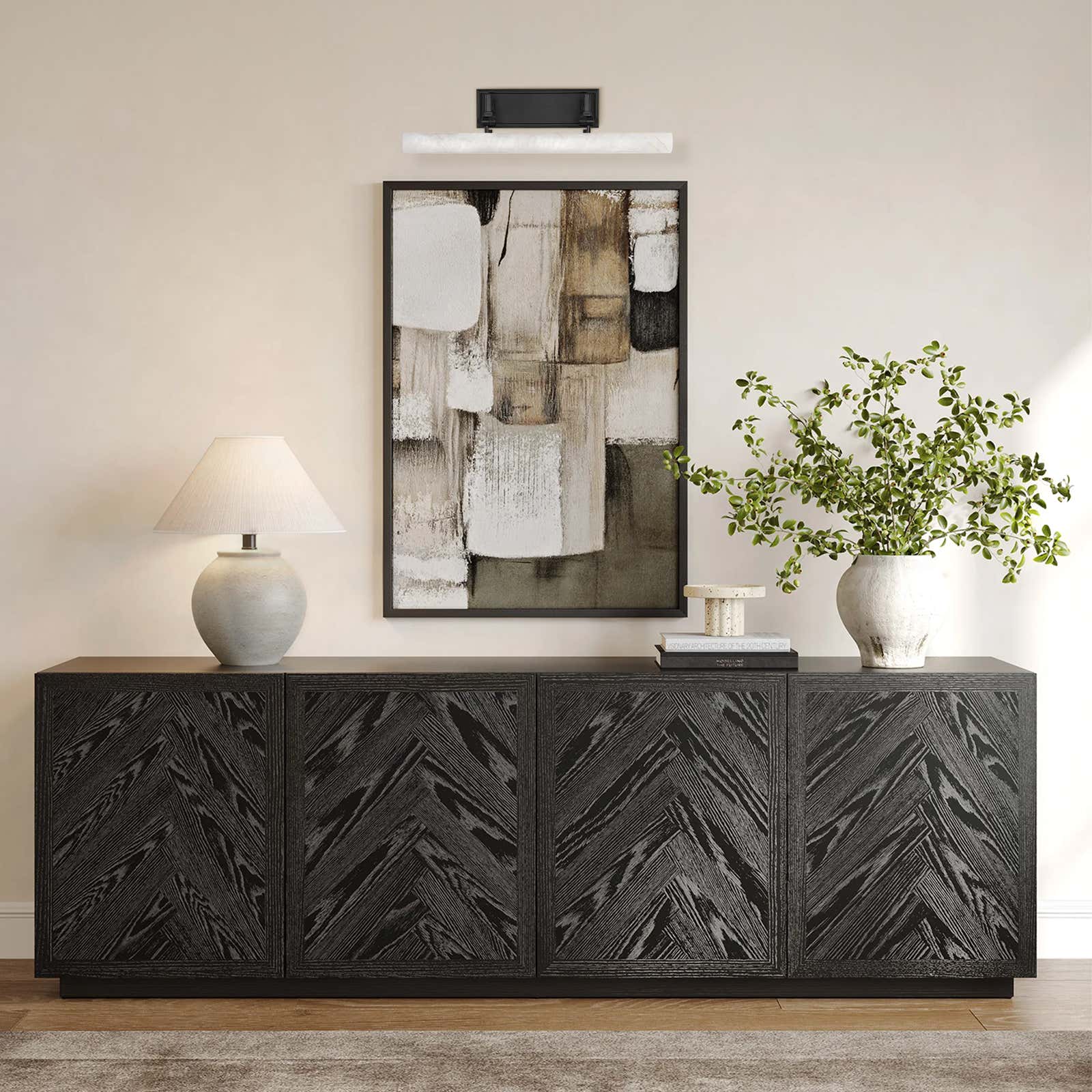 Nimbus Alabaster Bilderleuchte 20"