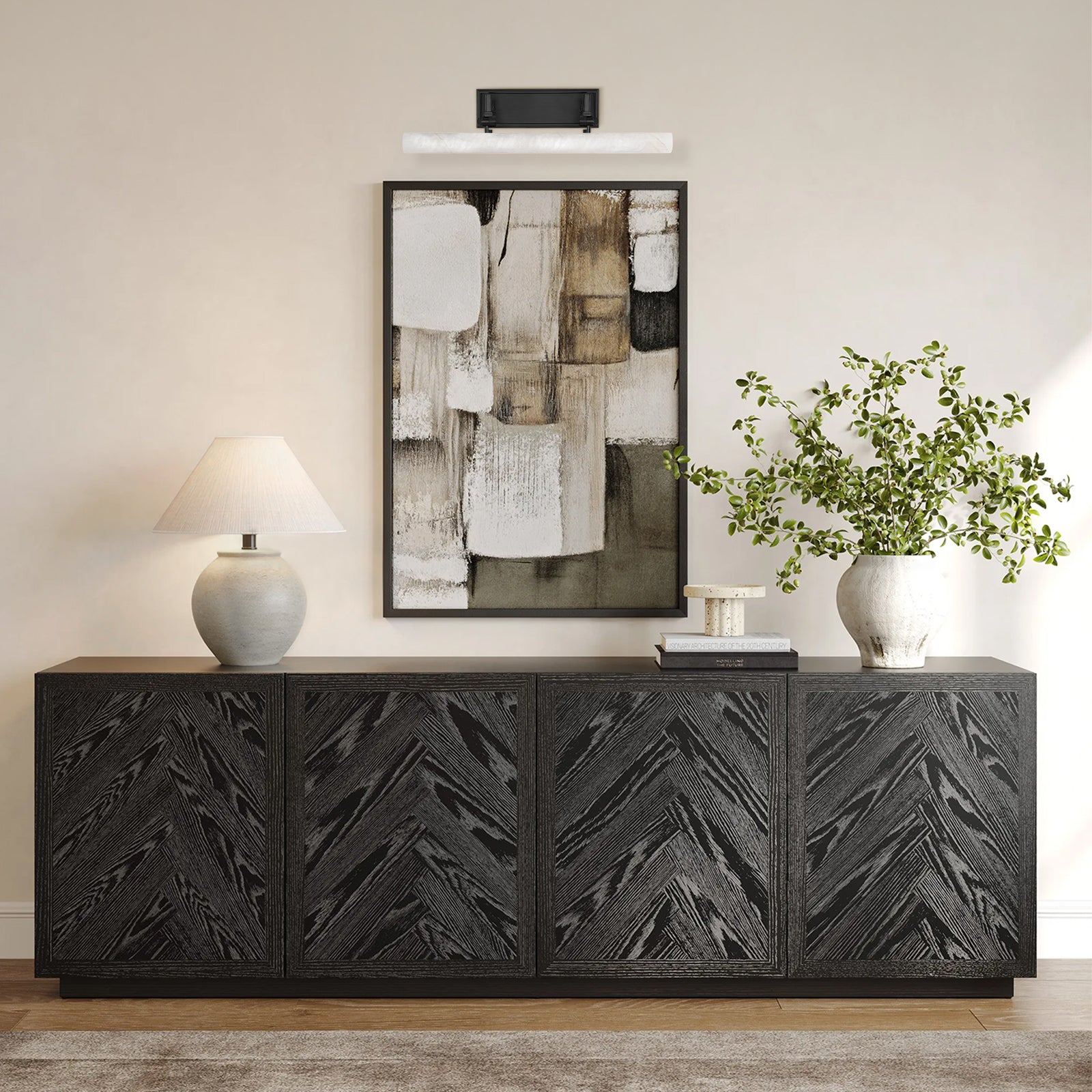 Nimbus Alabaster Bilderleuchte 20"