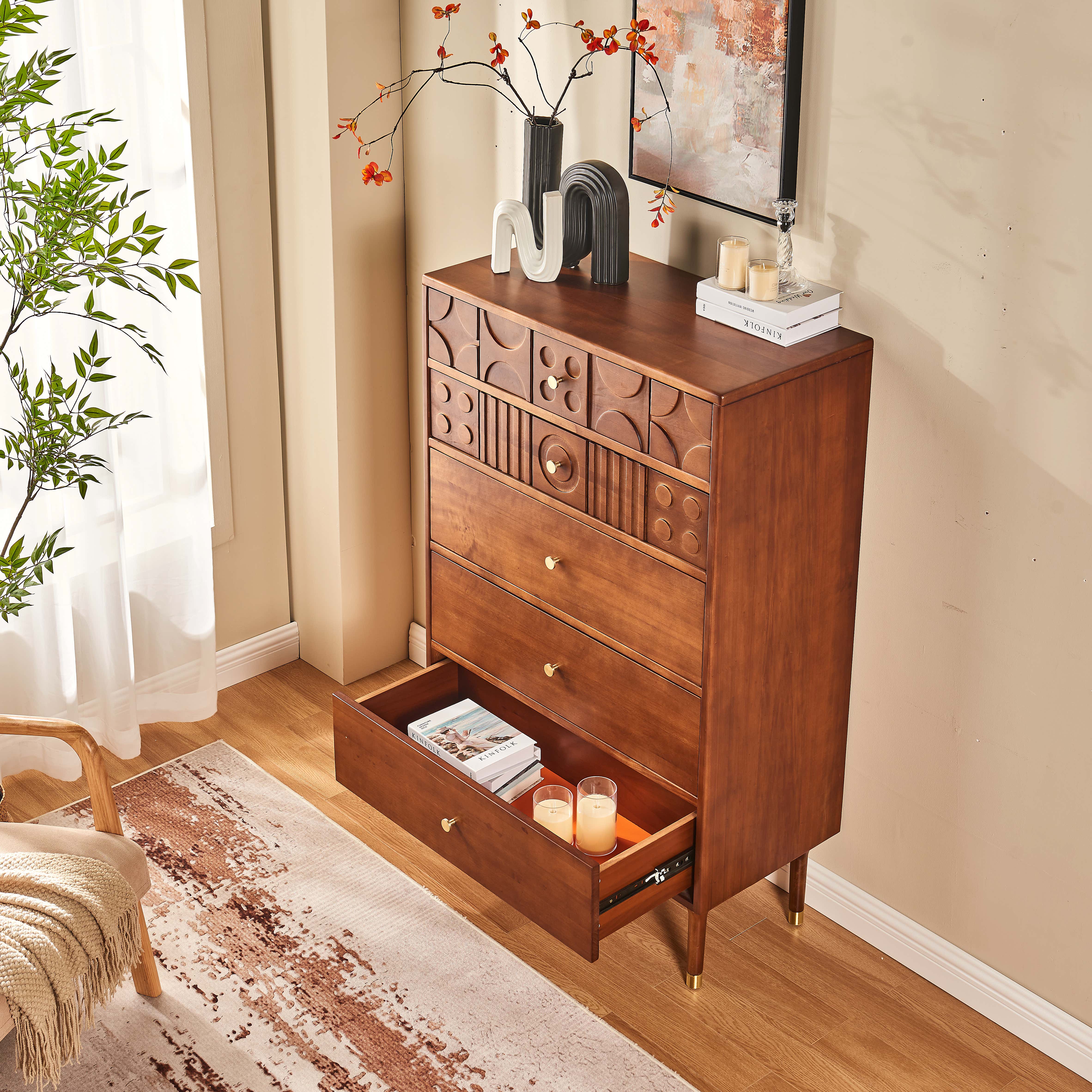 Rive Gauche Poplar Solidwood Drawer 31"W