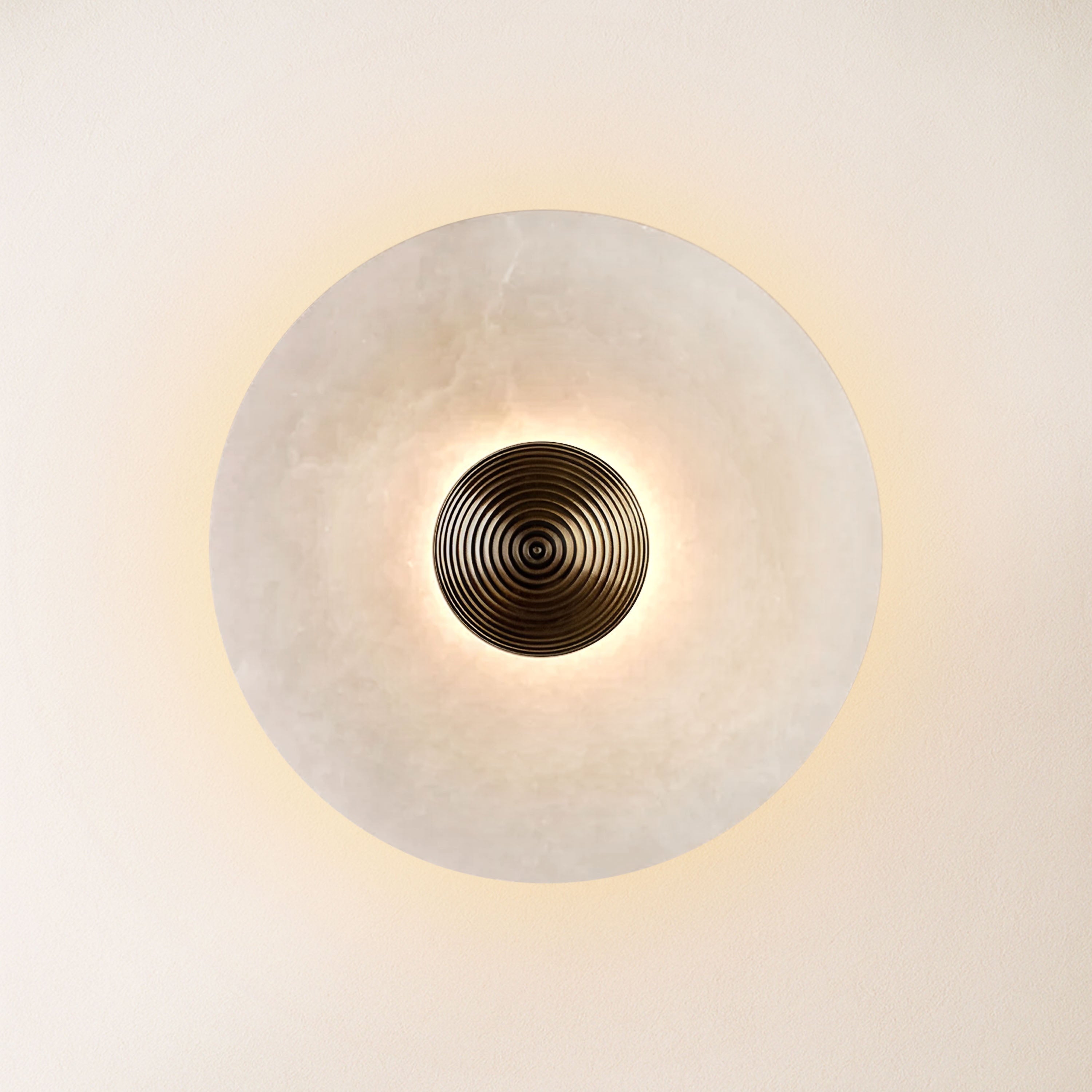 Miles Alabaster Wall Lamp 12"D