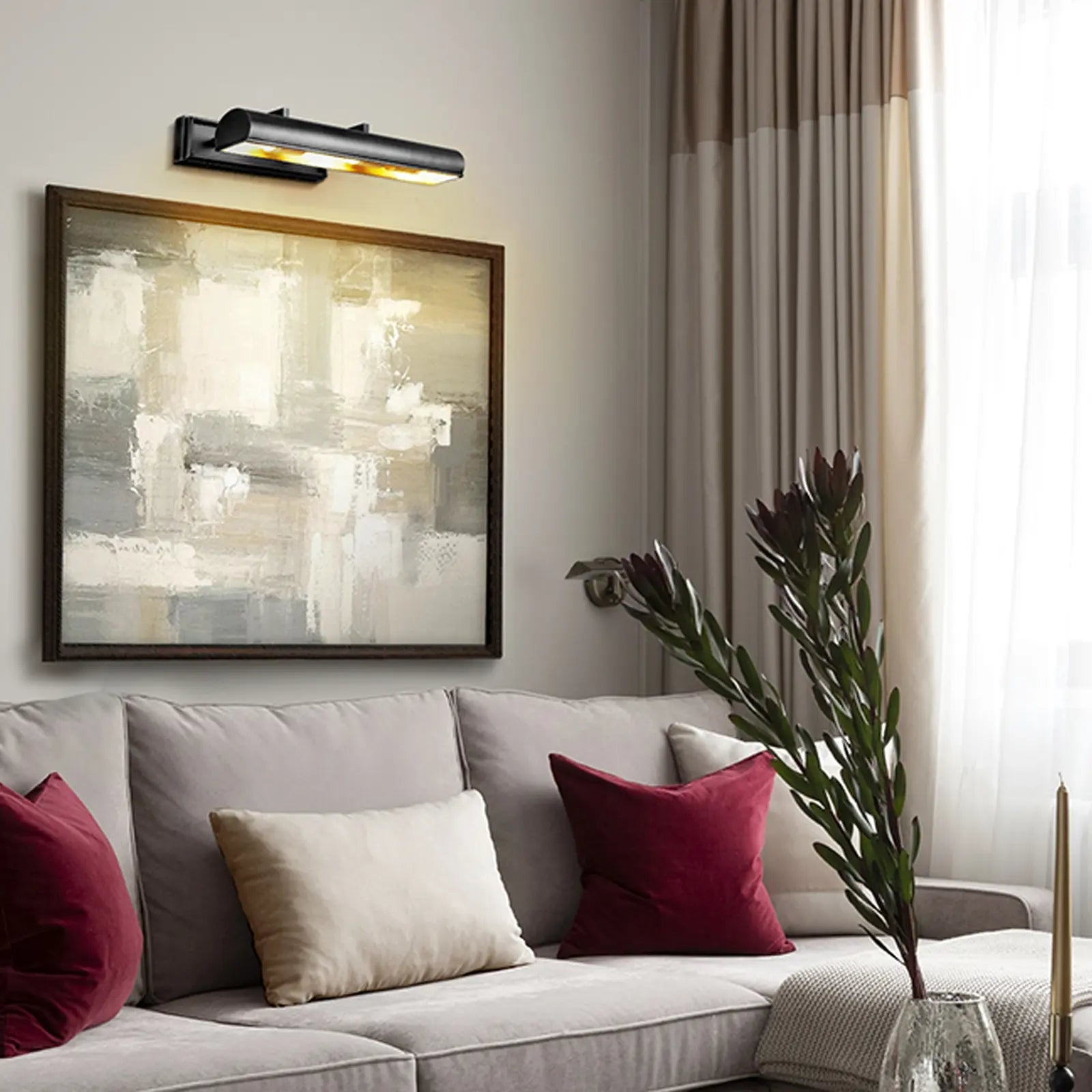 Galleria Picture Light 24"#Finish_Black