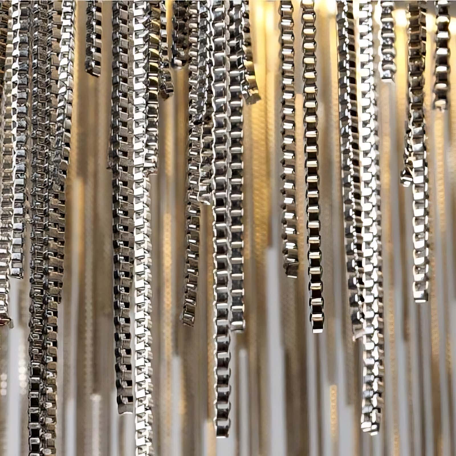 Teresa Cadena Steel Tassel Chandelier