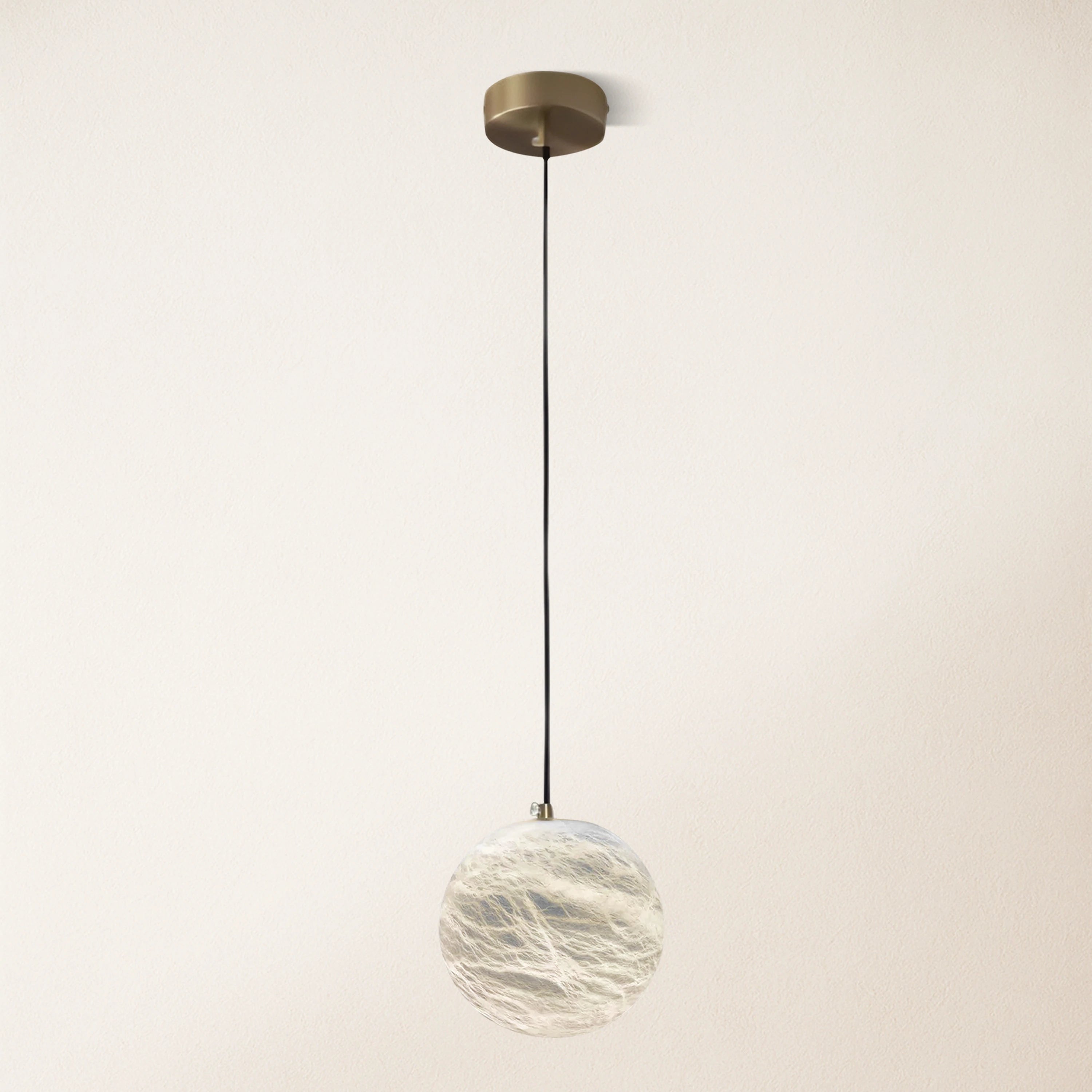 Nami Alabaster Global Ball Pendelleuchte 5"D