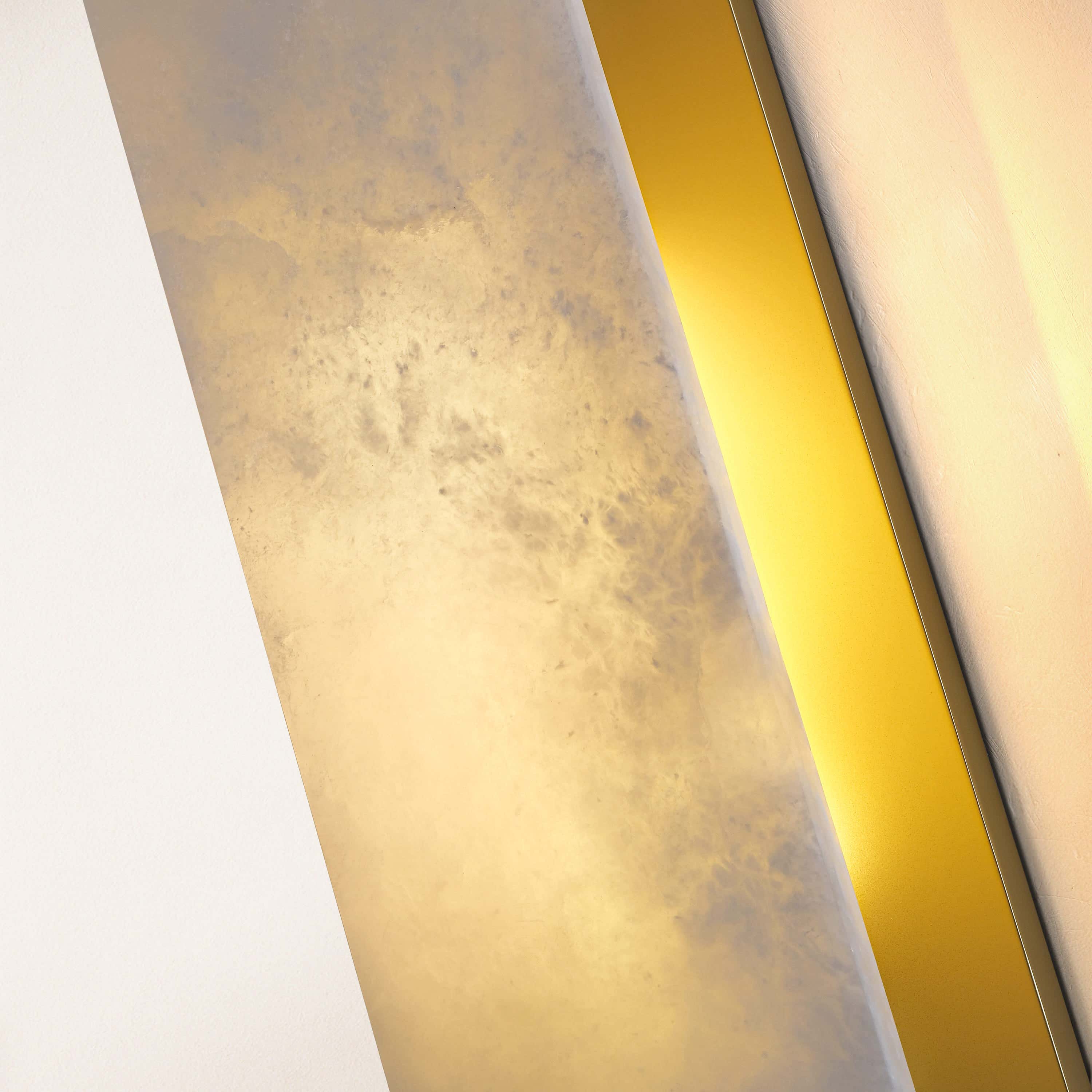 Lunara Alabaster Wall Sconce 16"H