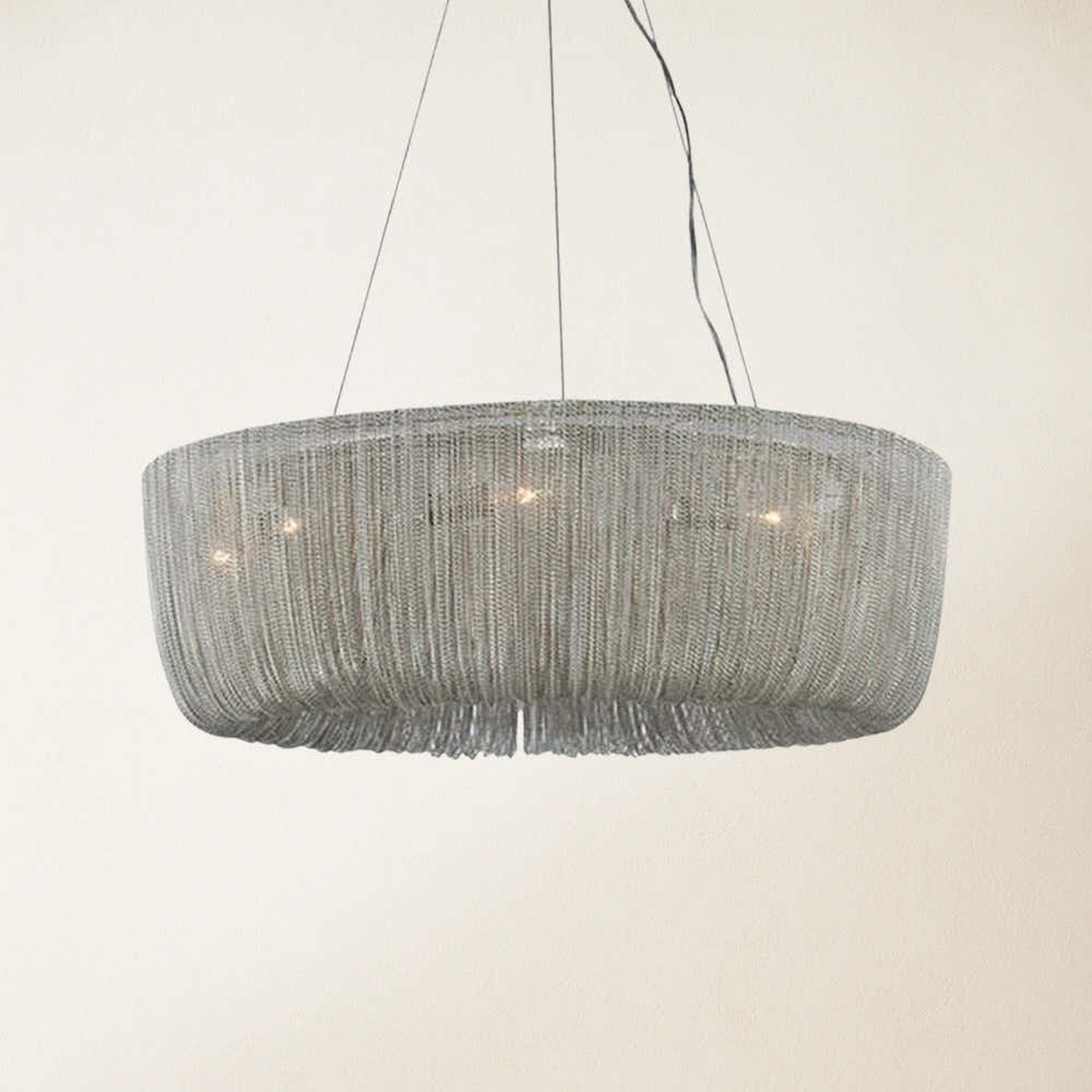 Teresa Cadena Chain Tassel Chandelier 24"