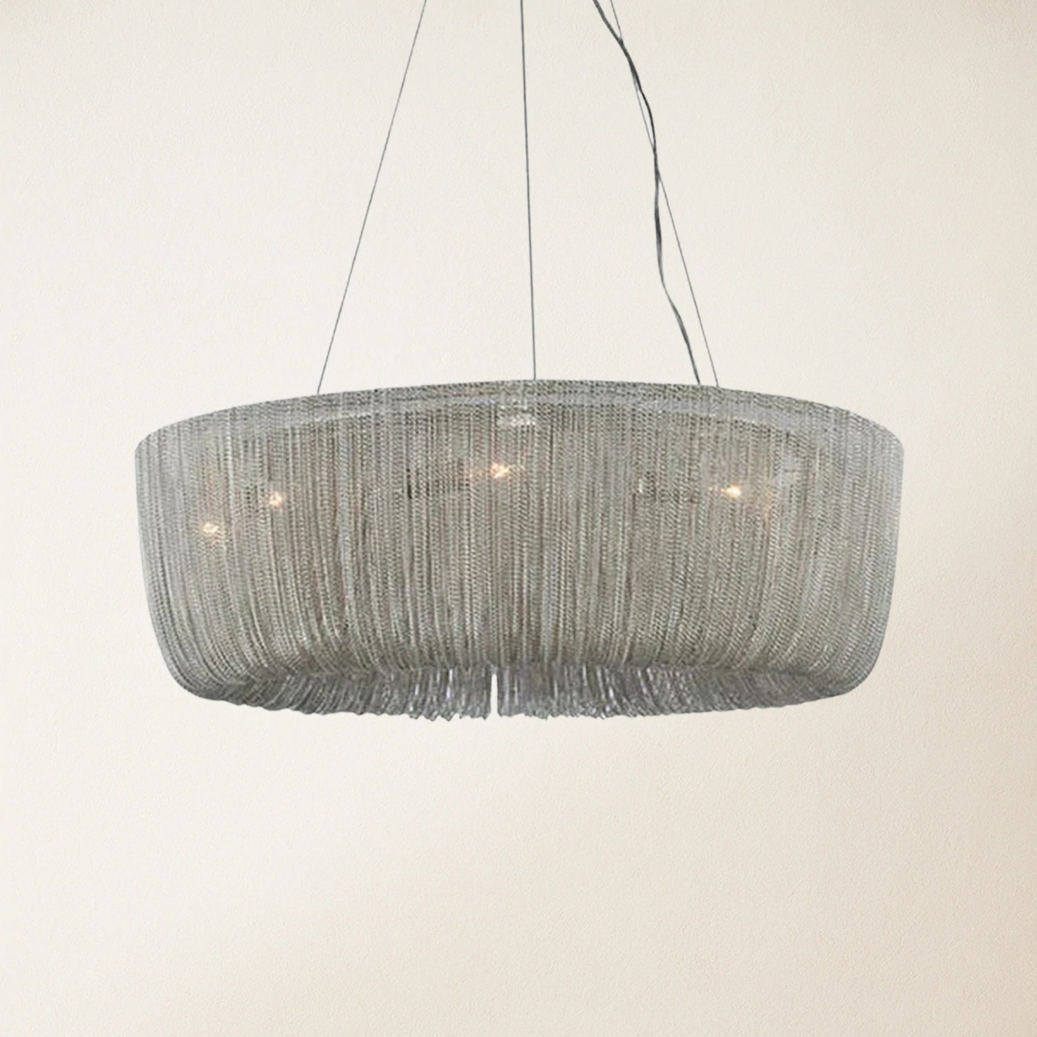 Teresa Cadena Chain Tassel Chandelier 31"D