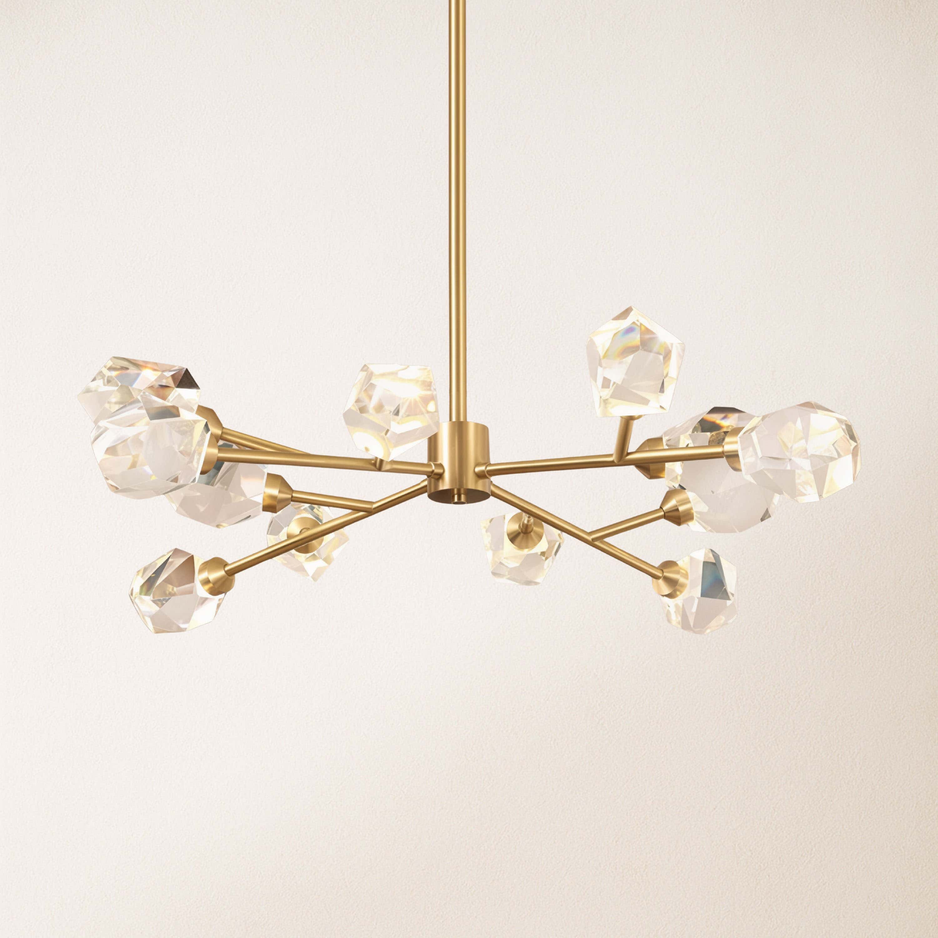 Aurelium Nova Crystal Linear Chandelier