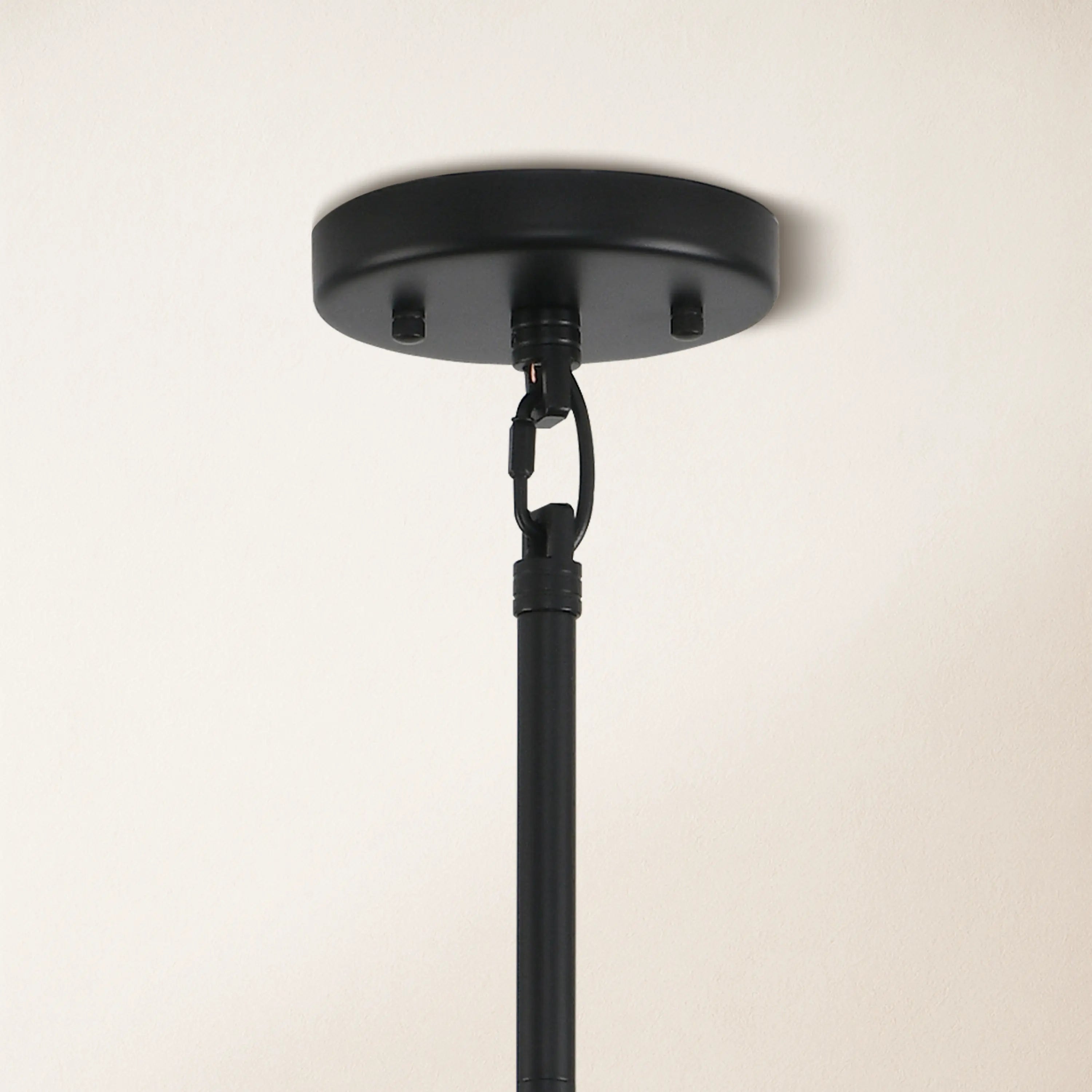 Celestial Drop Round Crystal Glass Chandelier 36"D#Finish_Black