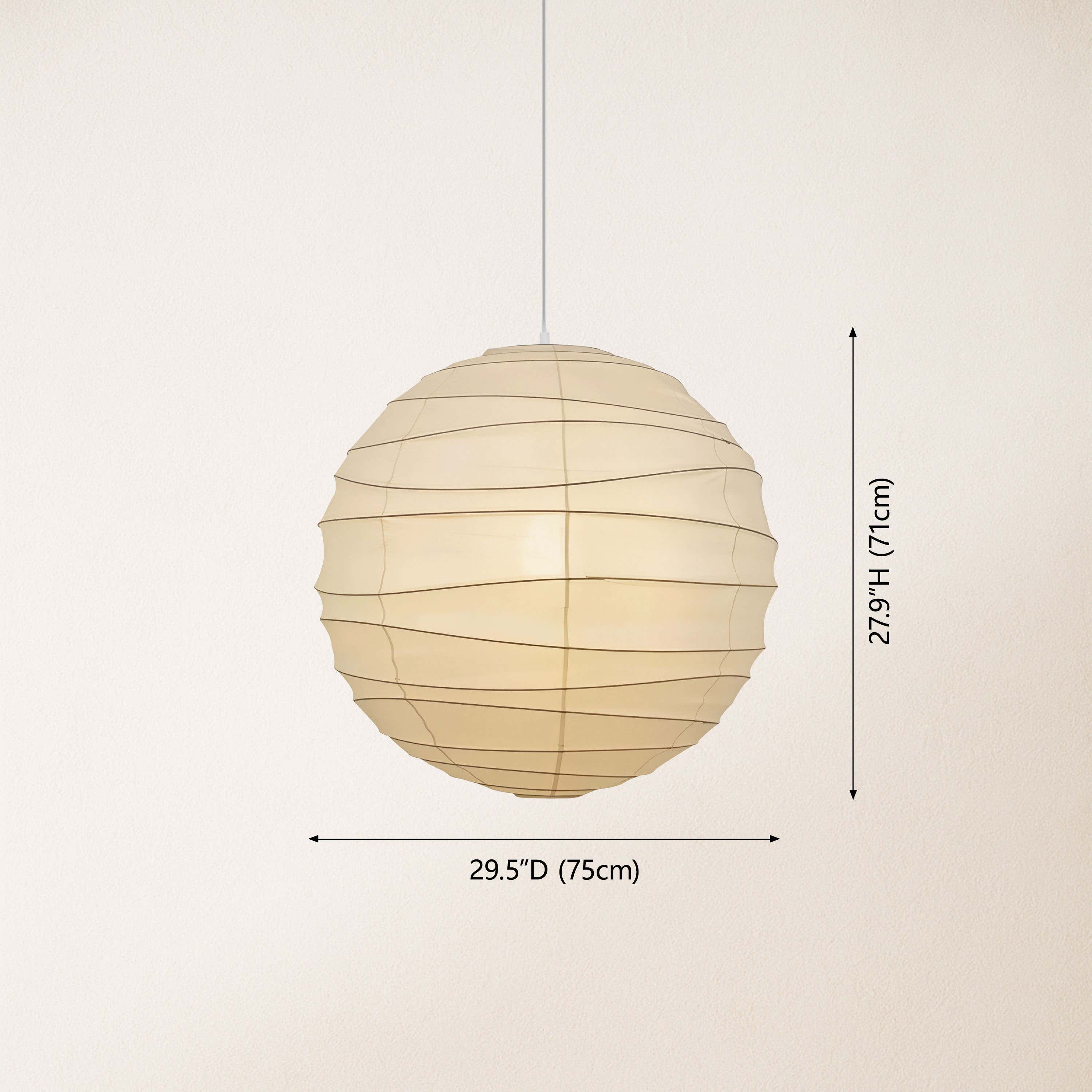 Hikari Paper Ball Pendant Lamp