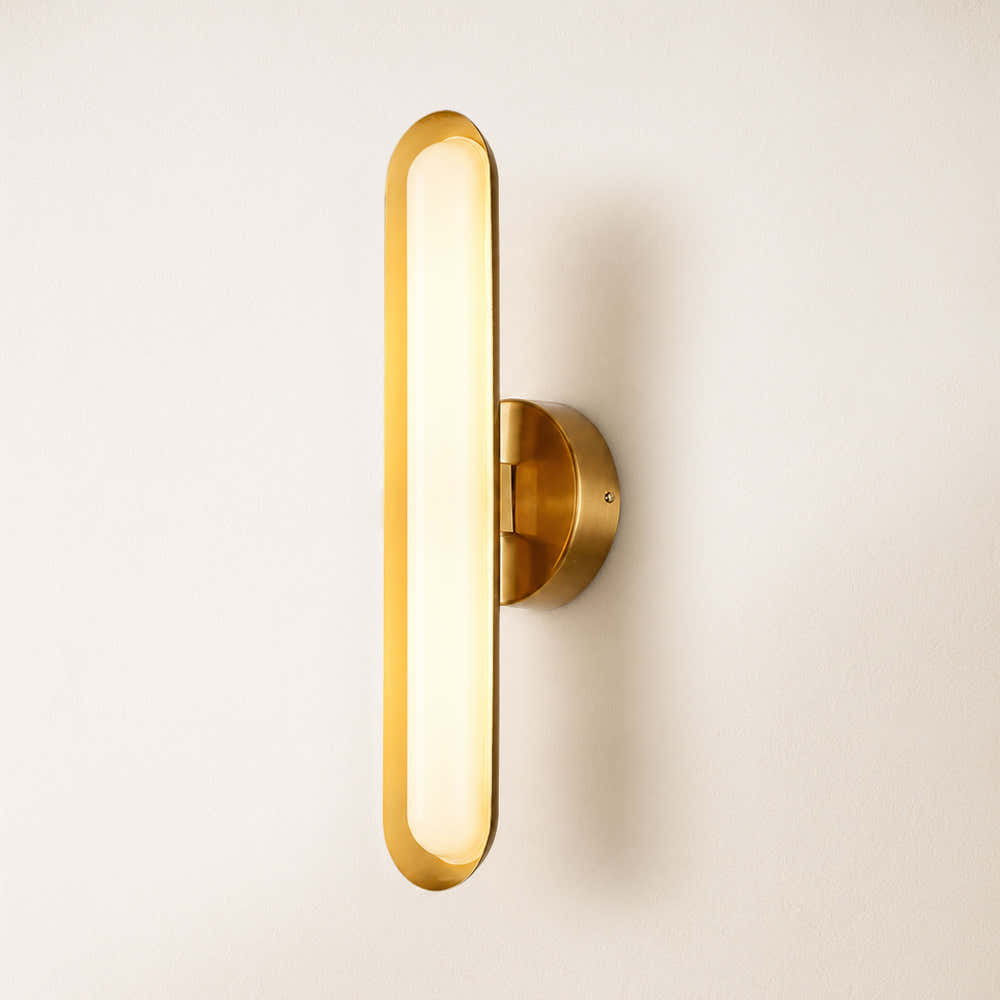 Ovida Glass Oval Wall Sconce