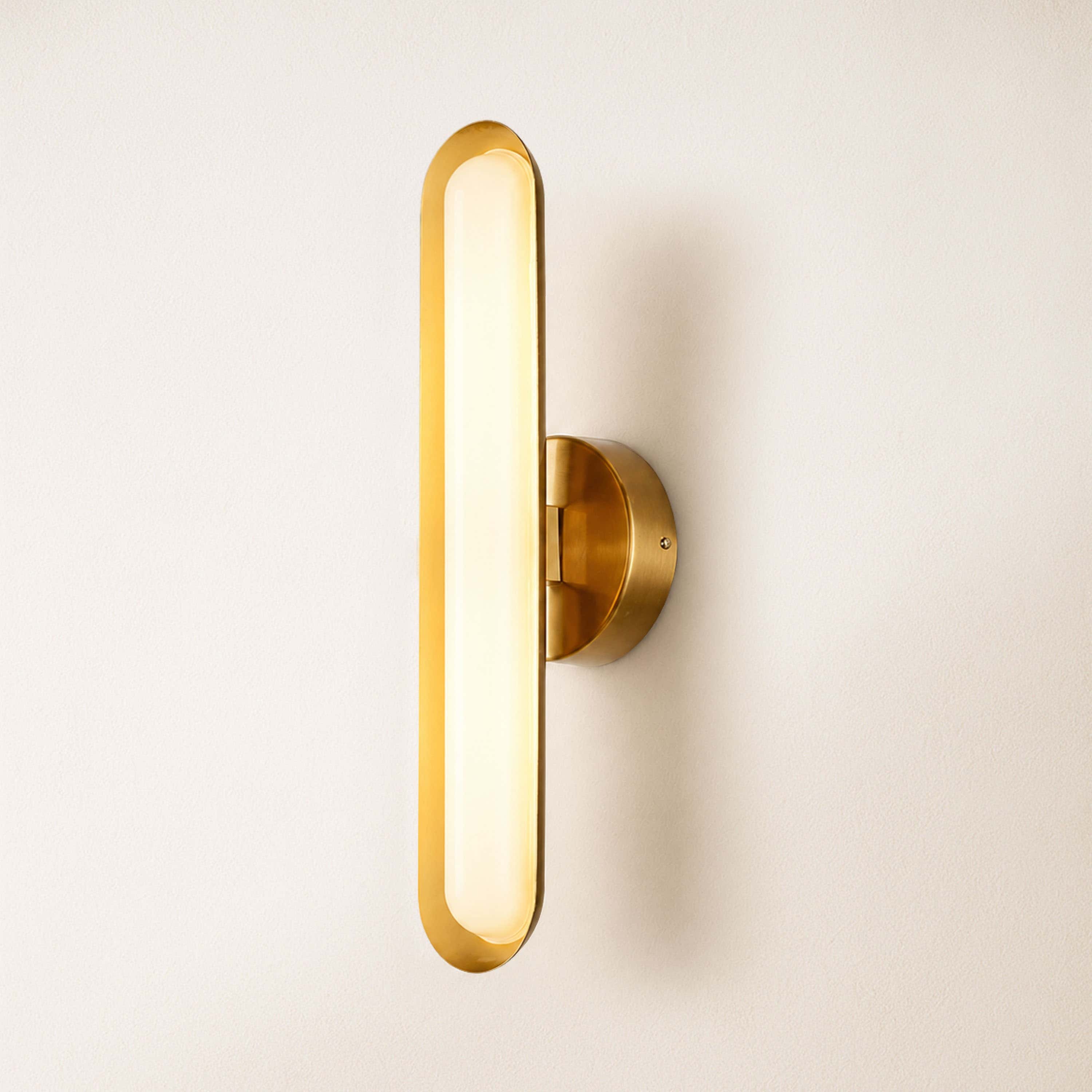 Ovida Glass Oval Wall Sconce