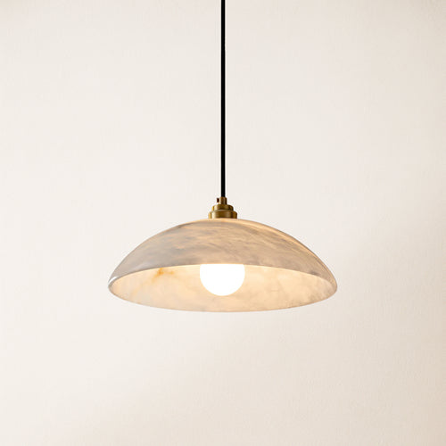 Dadaly Alabaster Moderner kleiner Kunstanhänger 20"D