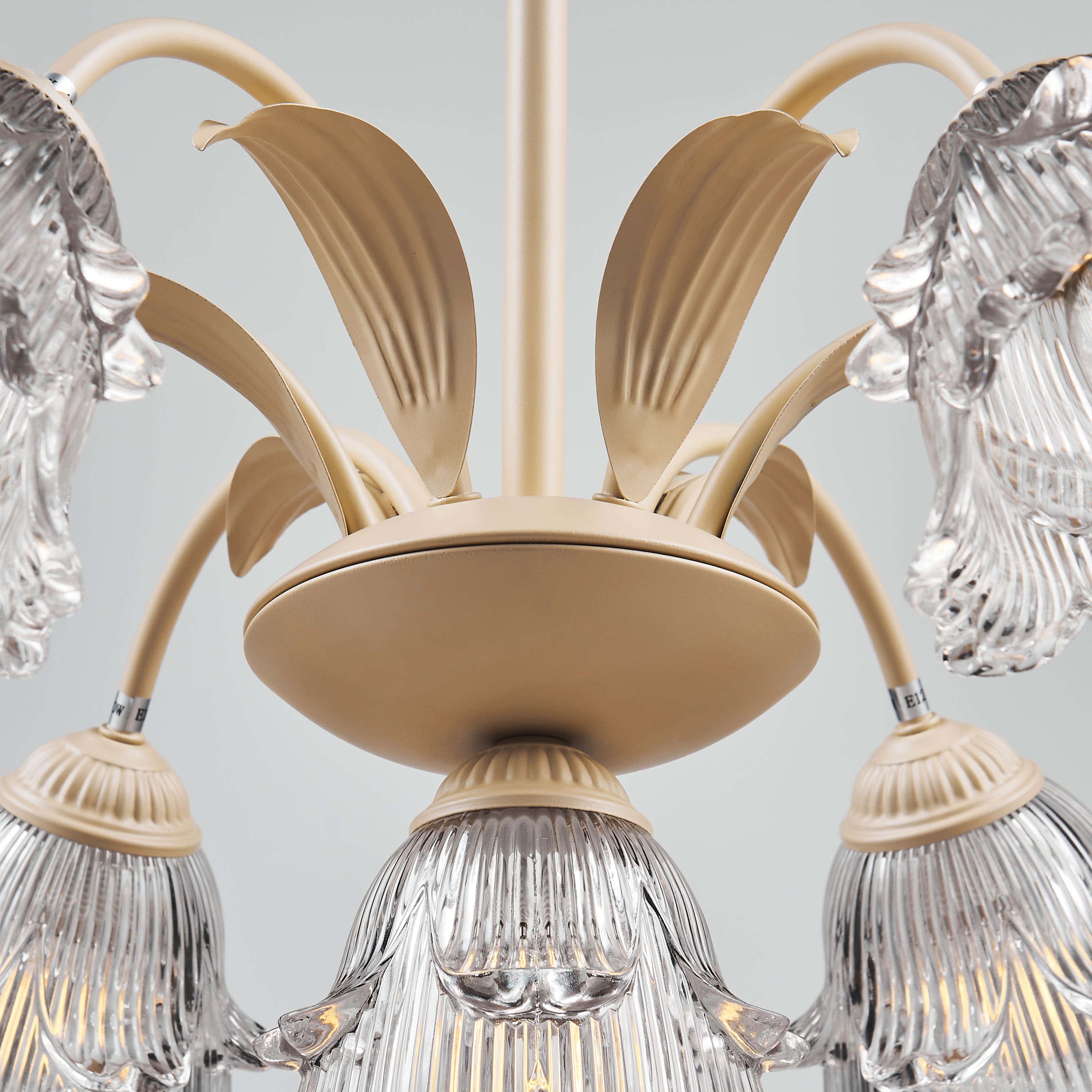 GlowMuse Crystal Round Chandelier 27"