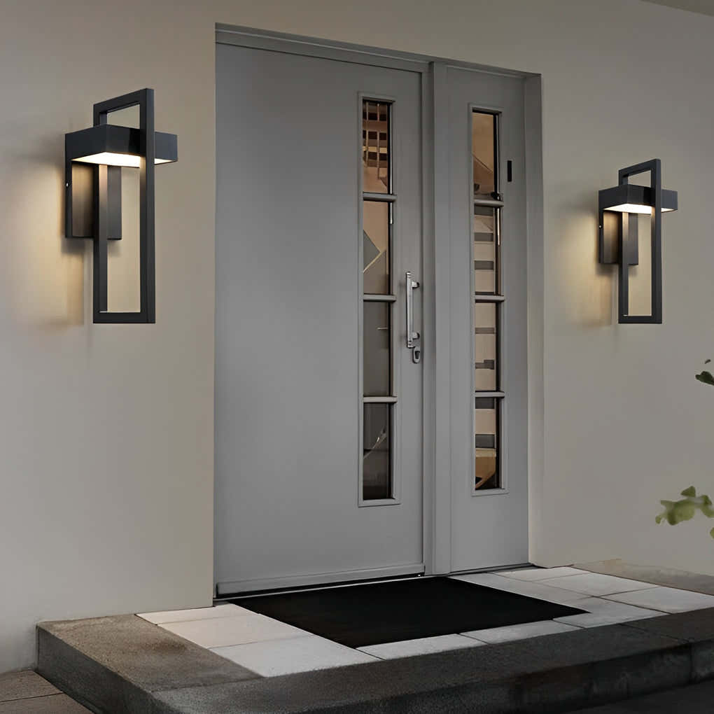 Aqualith Rectangular Minimalist Outdoor Wall Light