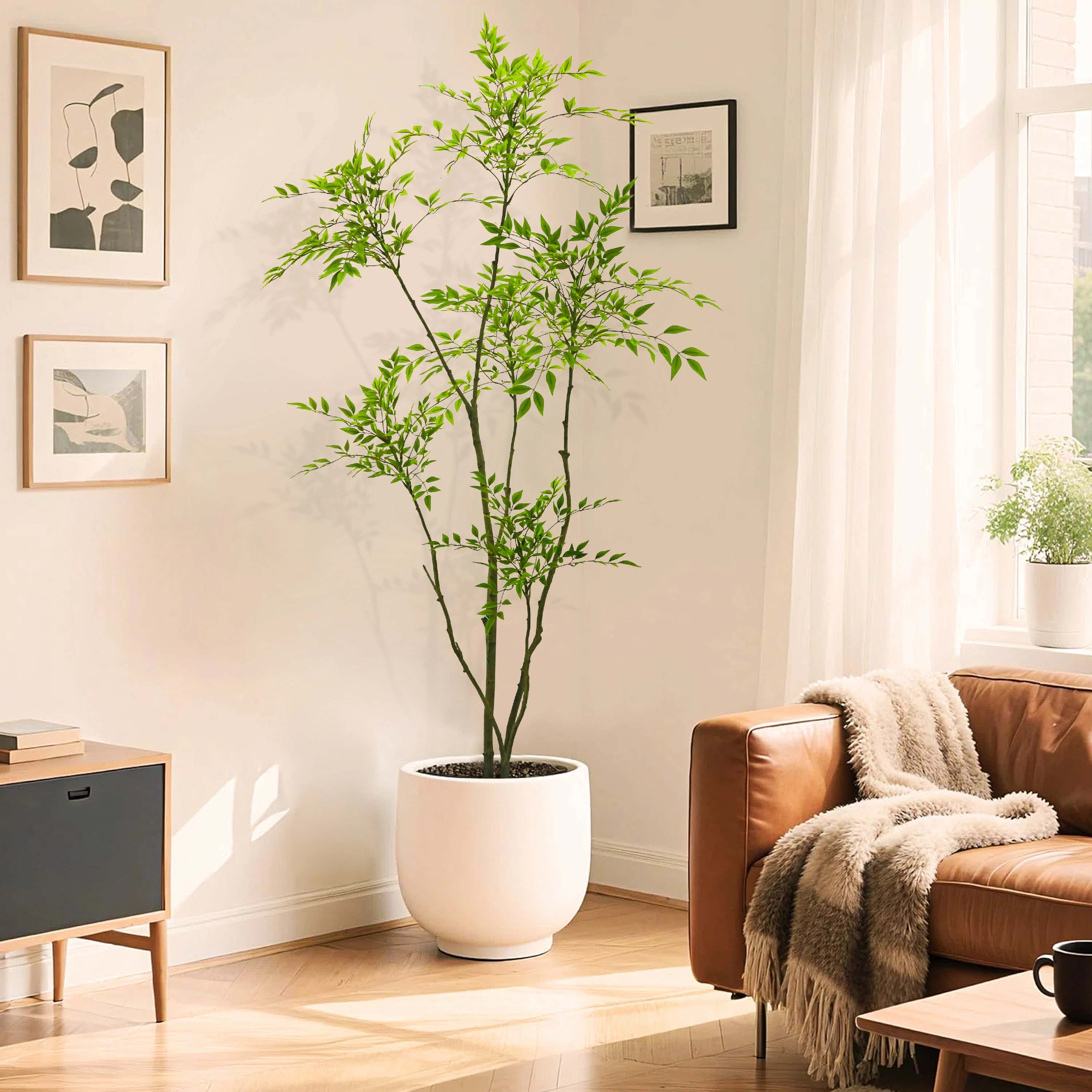 Künstlicher Nandina-Baum, 180 cm hoch