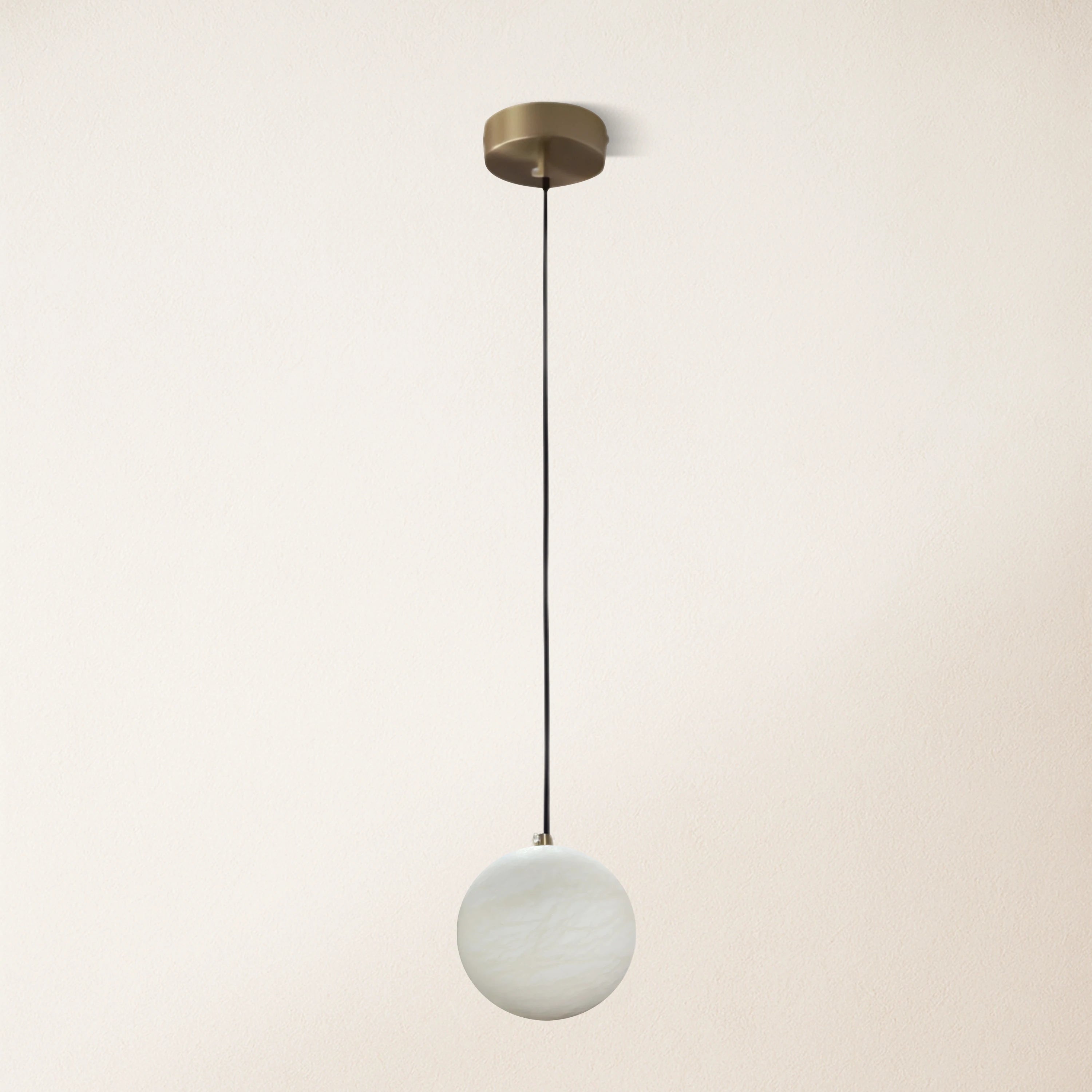 Nami Alabaster Global Ball Pendelleuchte 5"D