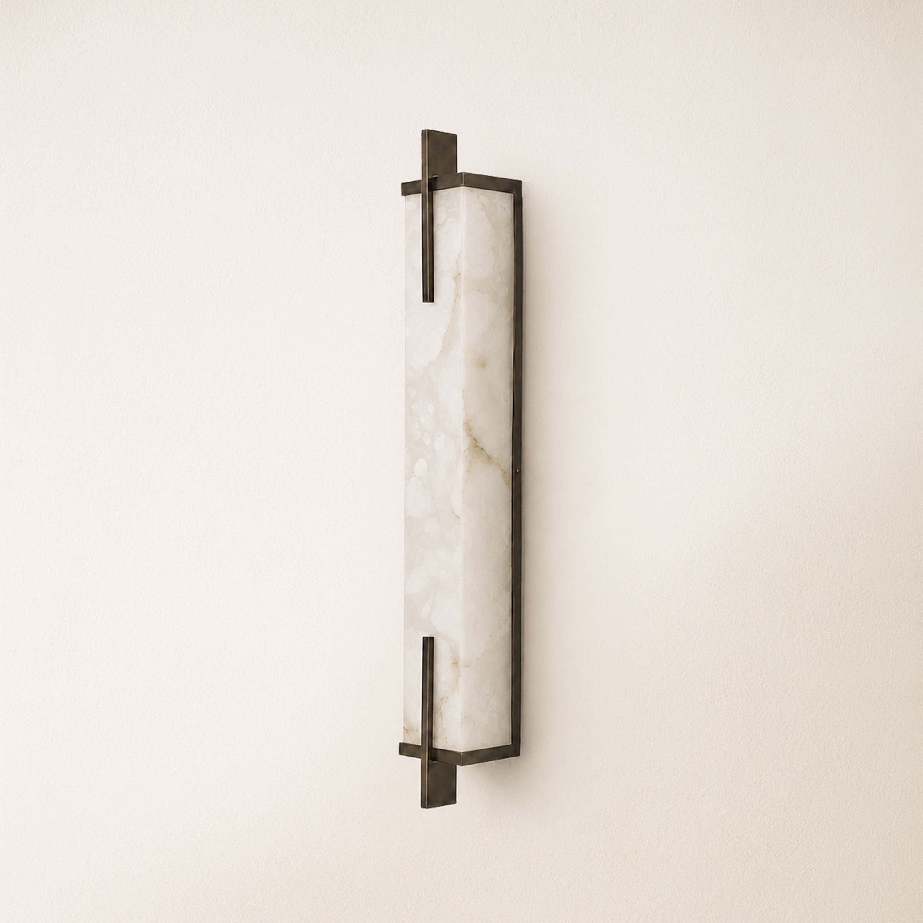 Vespera Alabaster Linear Wall Sconce