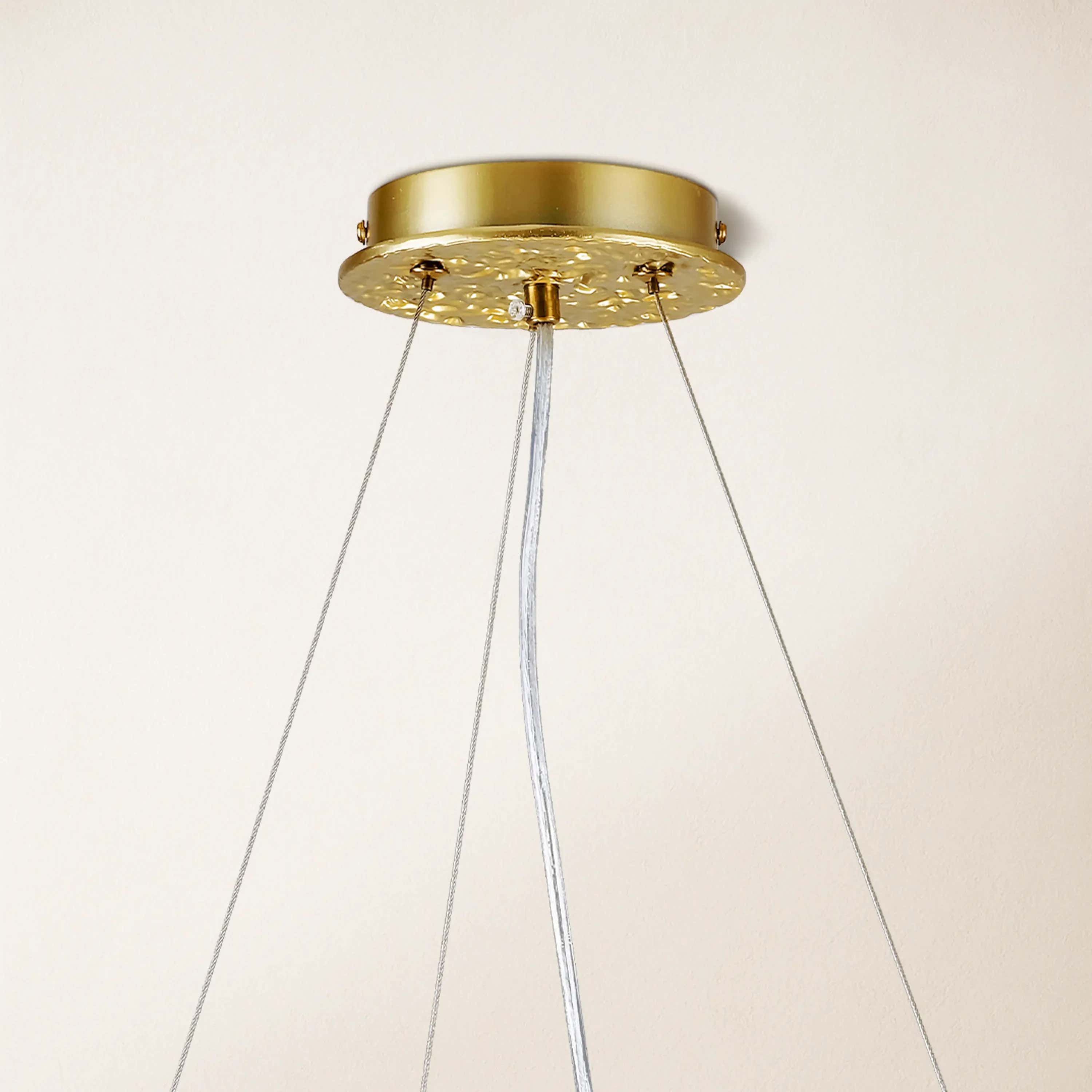 Lustre Branches Kristall-Kronleuchter, rund, für alle Räume, 40 Zoll