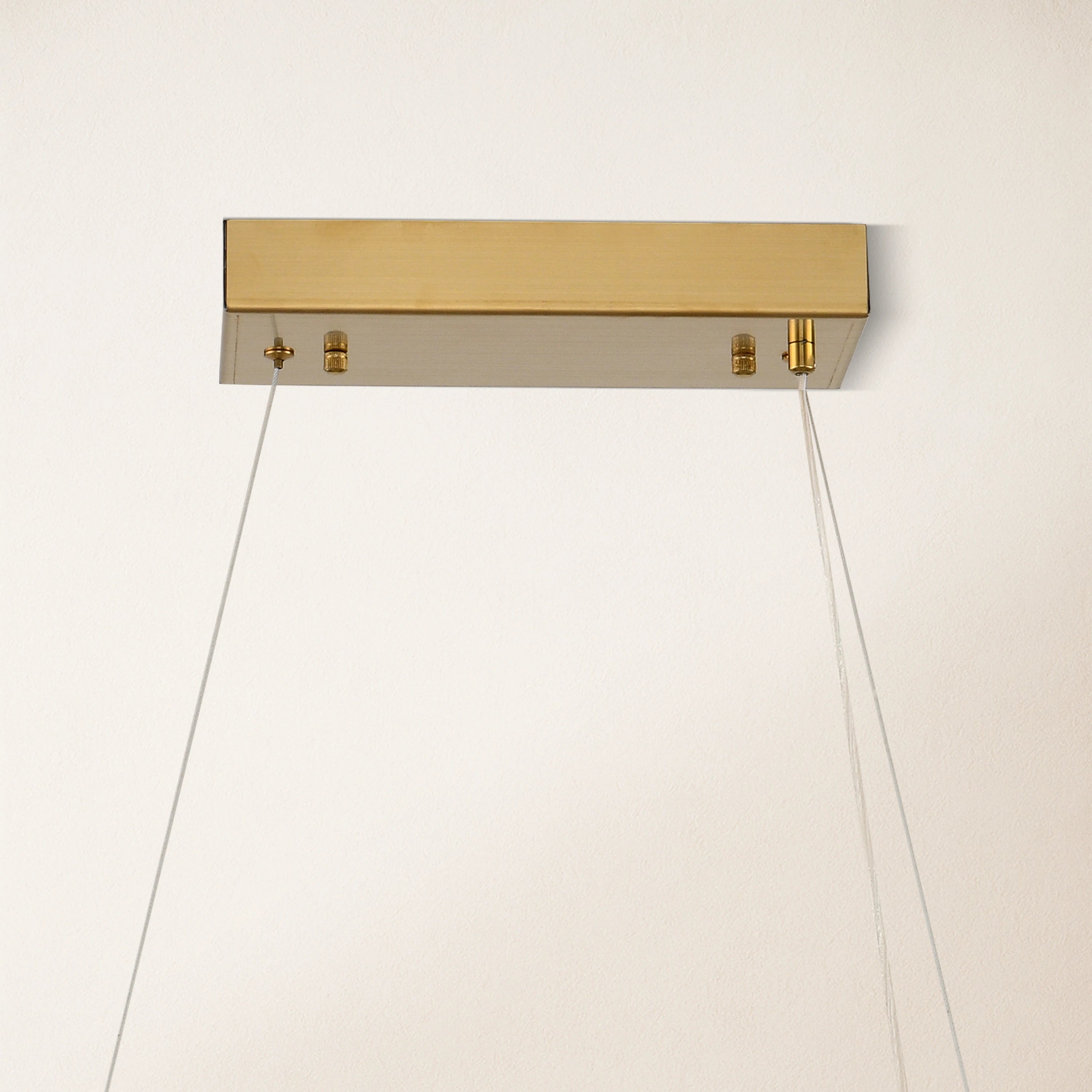 Rechteckiger Kronleuchter aus Vetro-Prismenkristall, 120 cm breit