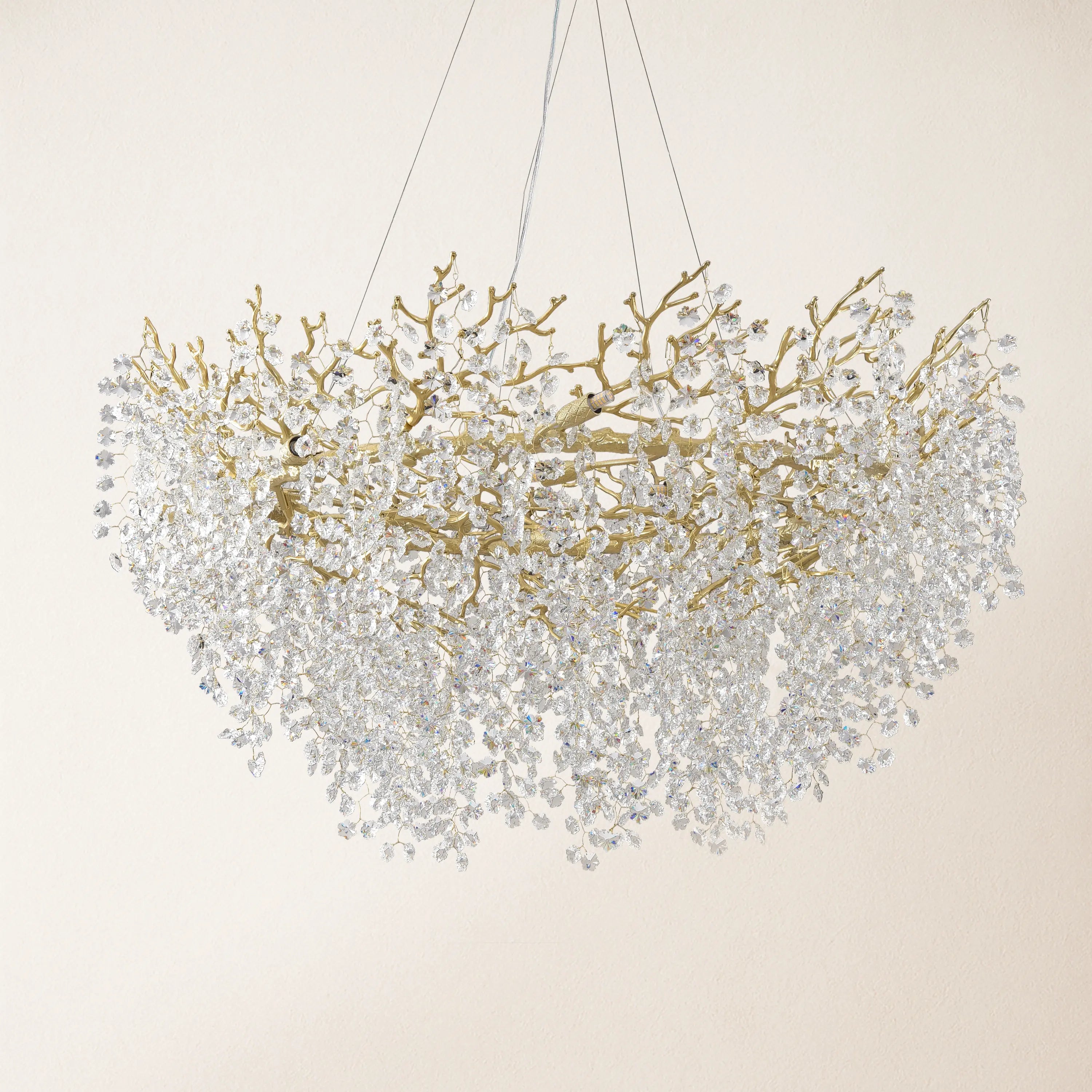 Lustre Branches Runder Kronleuchter 48"