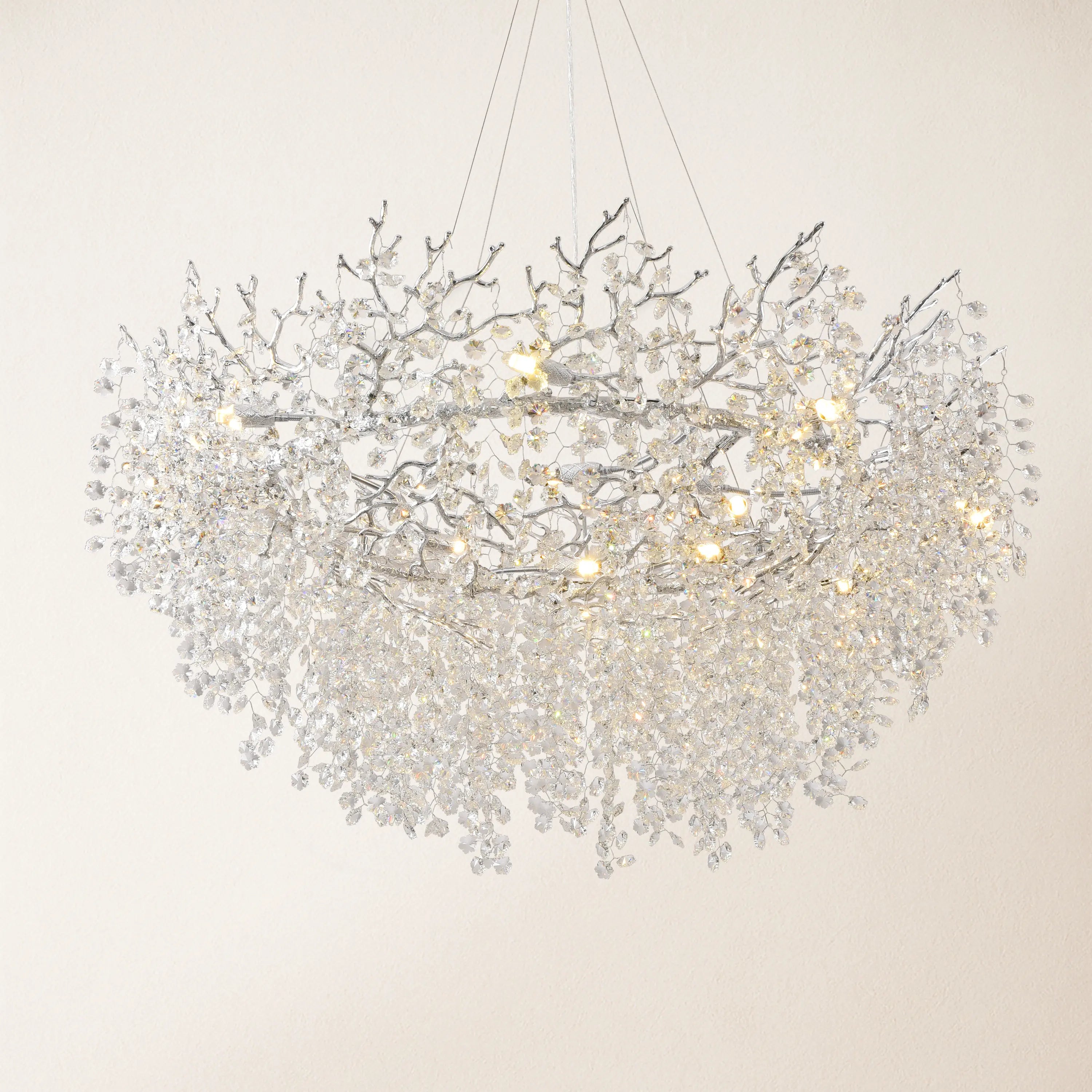 Lustre Branches Runder Kronleuchter 48"